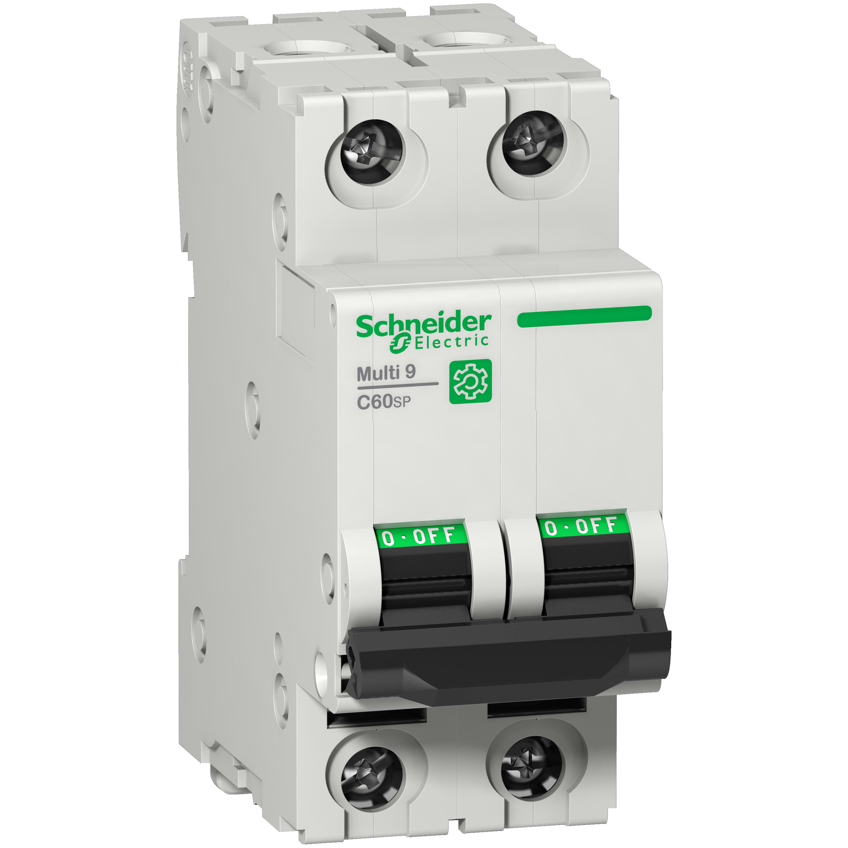 SCHNEIDER ELECTRIC - Interruttore magnetotermico C60SP 2P C 6A 10kA 480Y/277V UL1077 M9F22206