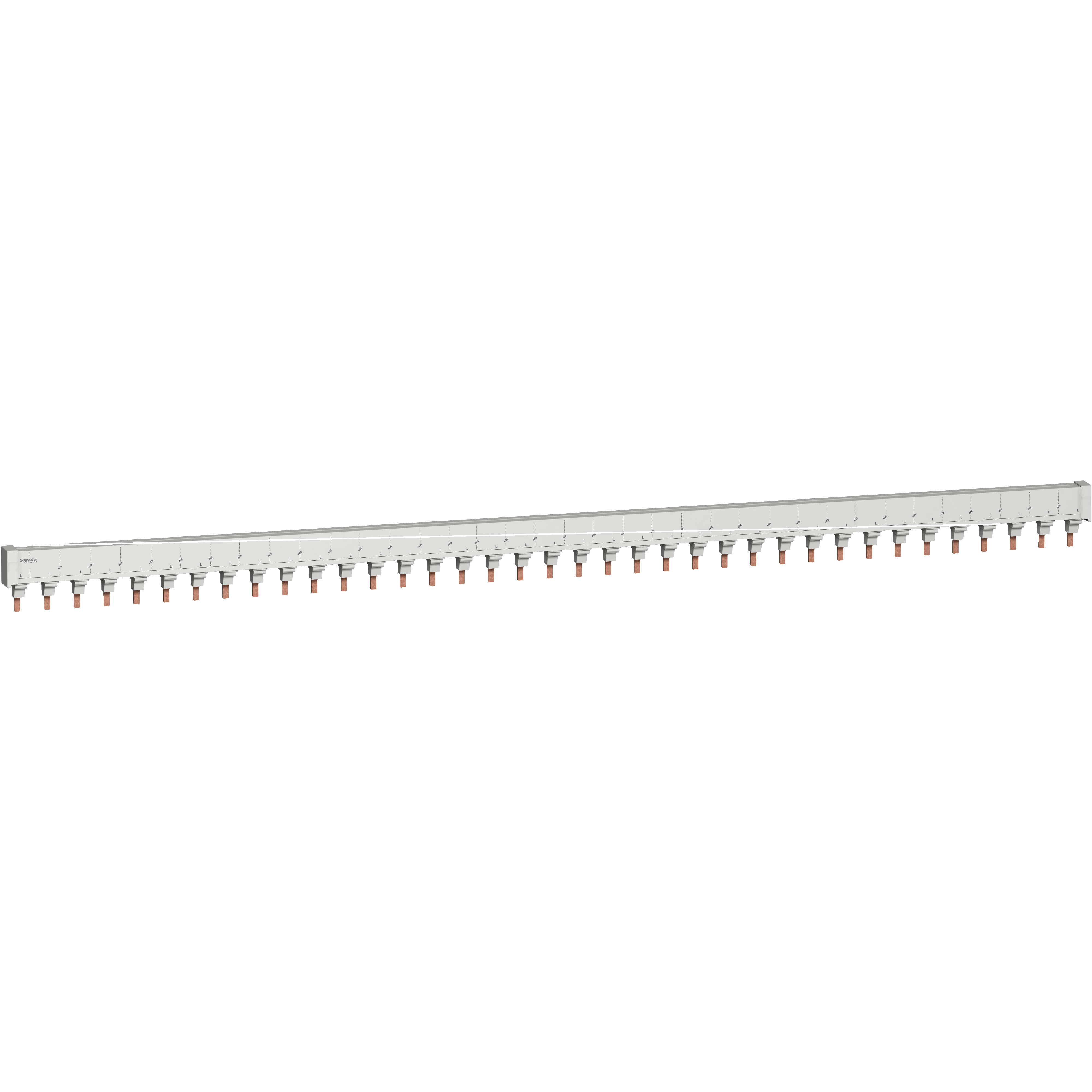 SCHNEIDER ELECTRIC - Multi 9 - comb busbar - 1L with Aux - 18 mm pitch - 37 modules - 80A