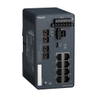 SCHNEIDER ELECTRIC - switch di rete, rete Modicon, gestita, 8 porte per rame con 2 porte per fibra ottica, modalità singola