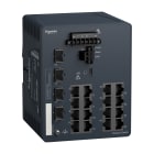 SCHNEIDER ELECTRIC - Modicon Managed Switch - 16 porte in rame + 4 Gigabit SFP MCSESM203F4LG0