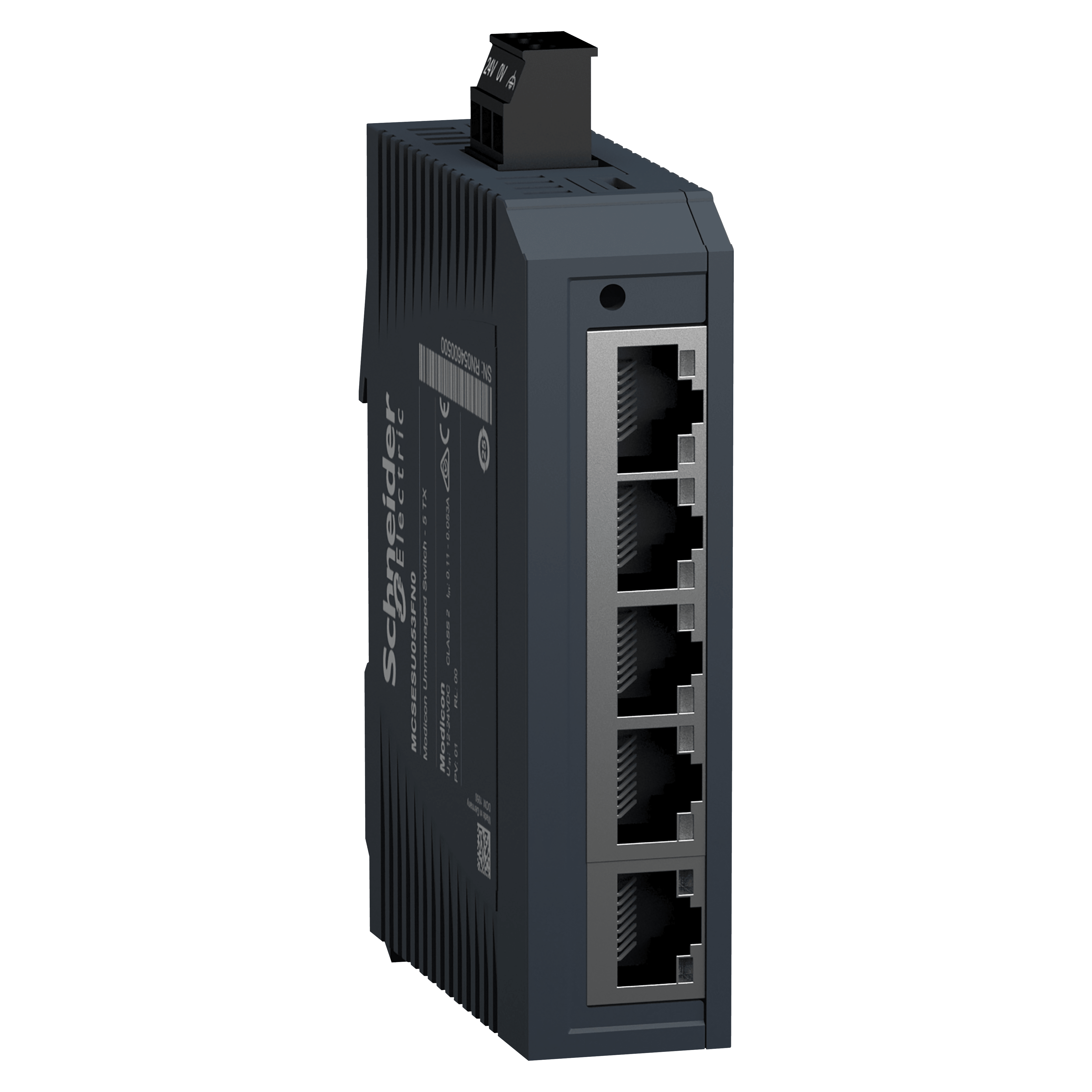 SCHNEIDER ELECTRIC - switch di rete, Modicon Networking, standard non gestito, 5 porte per rame MCSESU053FN0