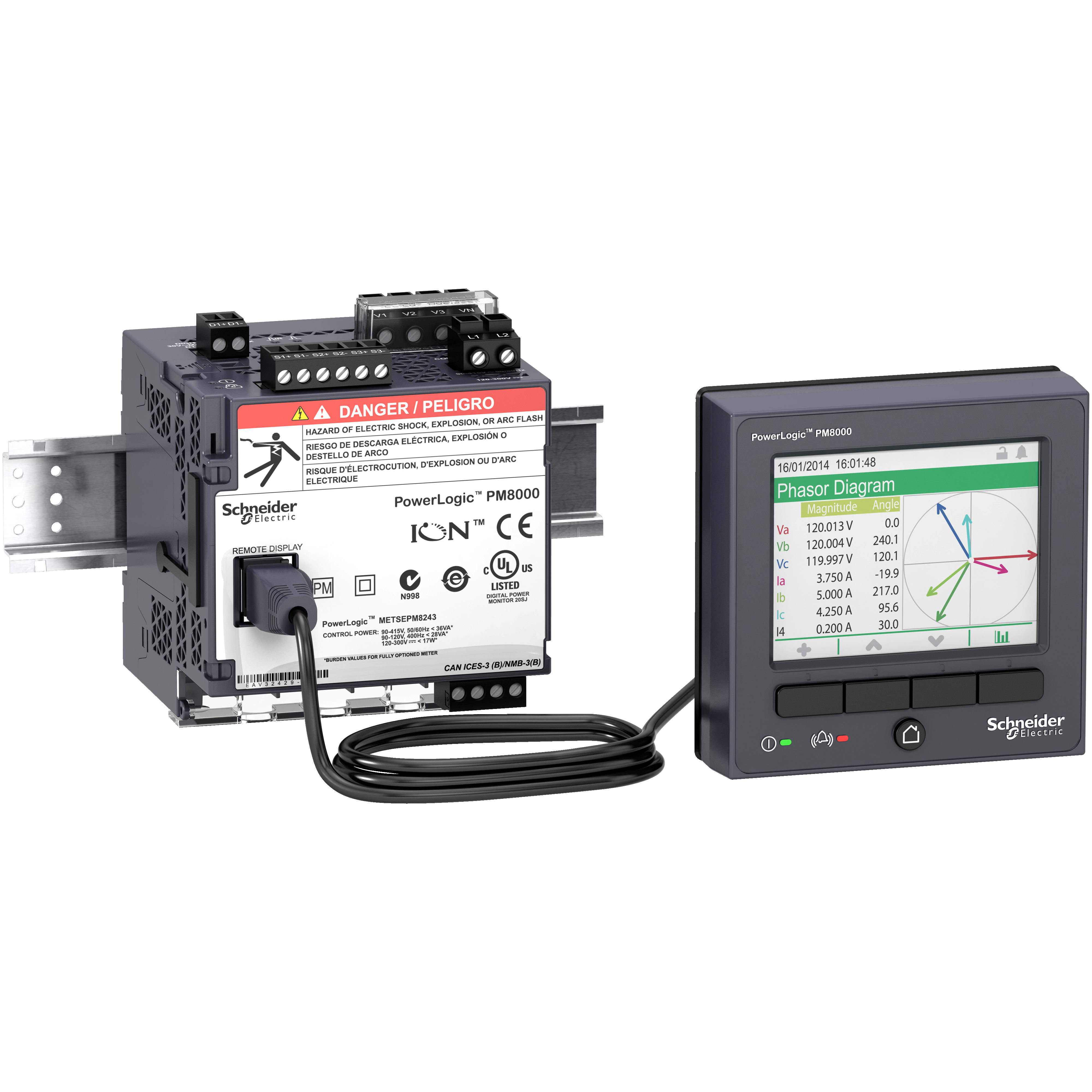 SCHNEIDER ELECTRIC - PowerLogic PM8000 - Cavo 10m per display remoto
