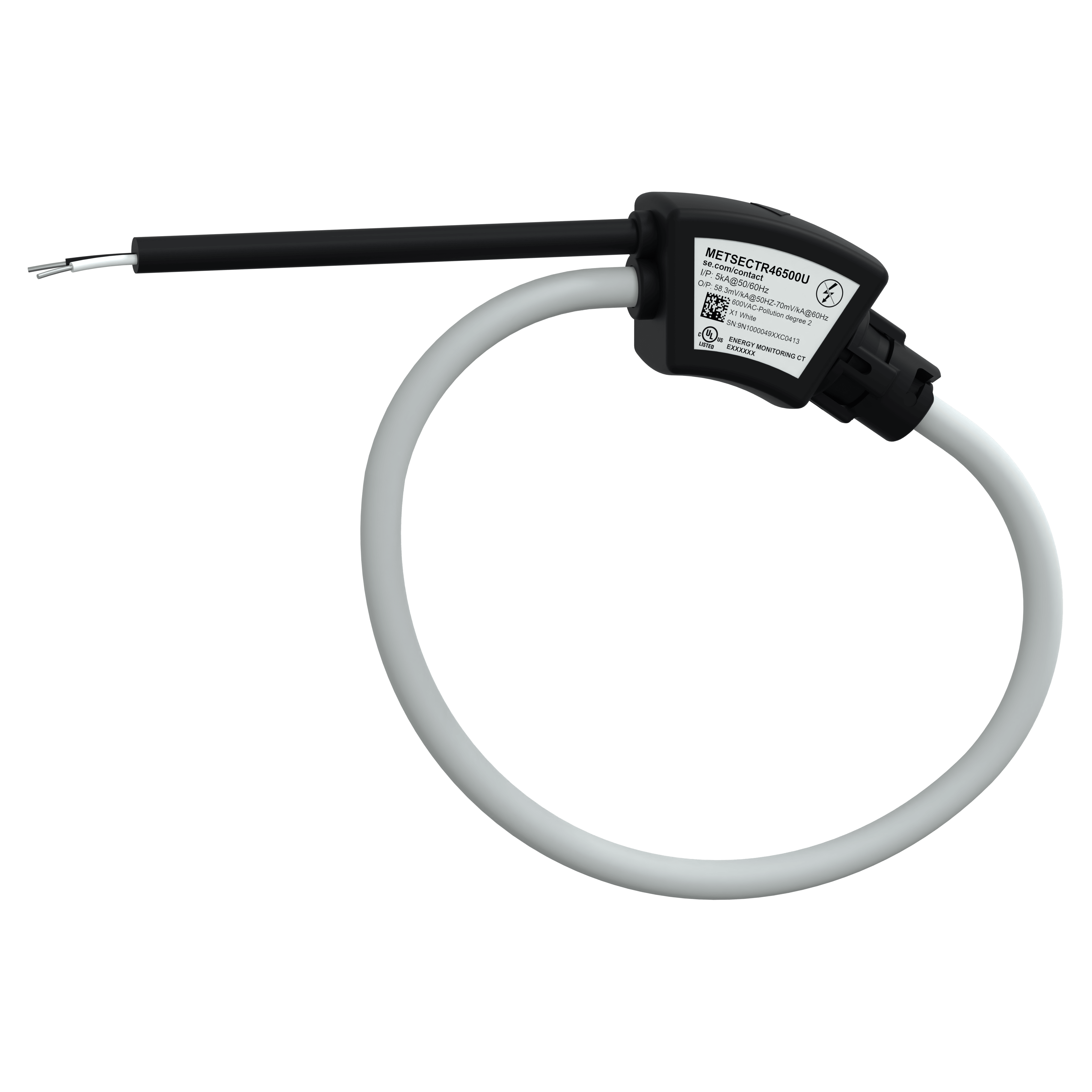 SCHNEIDER ELECTRIC - Trasformatore Amperometrico, PowerLogic, TA Rogowski, 5000A, d=146 mm, lunghezza cavo=2.4 m