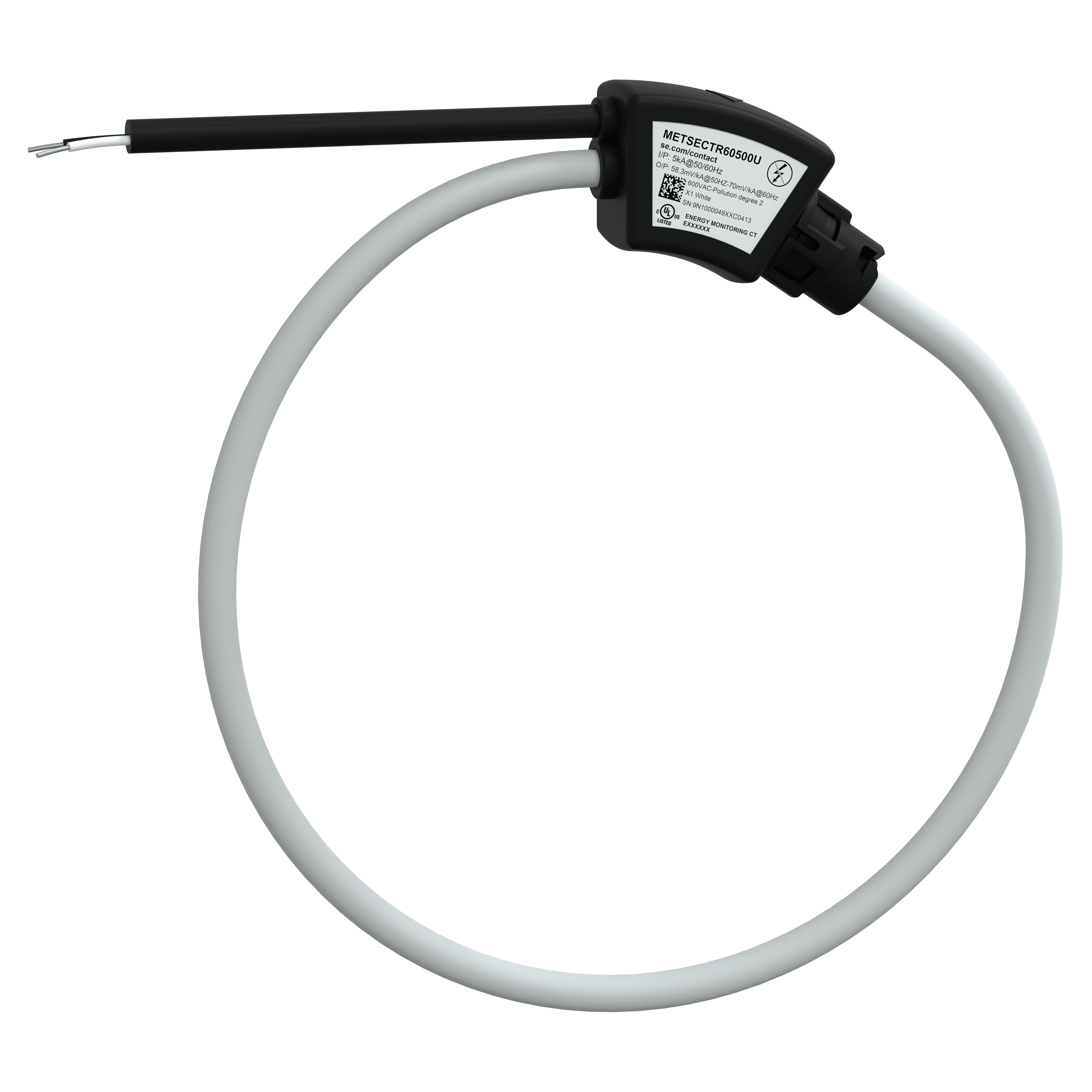 SCHNEIDER ELECTRIC - Trasformatore Amperometrico, PowerLogic, TA Rogowski, 5000 A, d=191 mm, lunghezza cavo=2.4 m