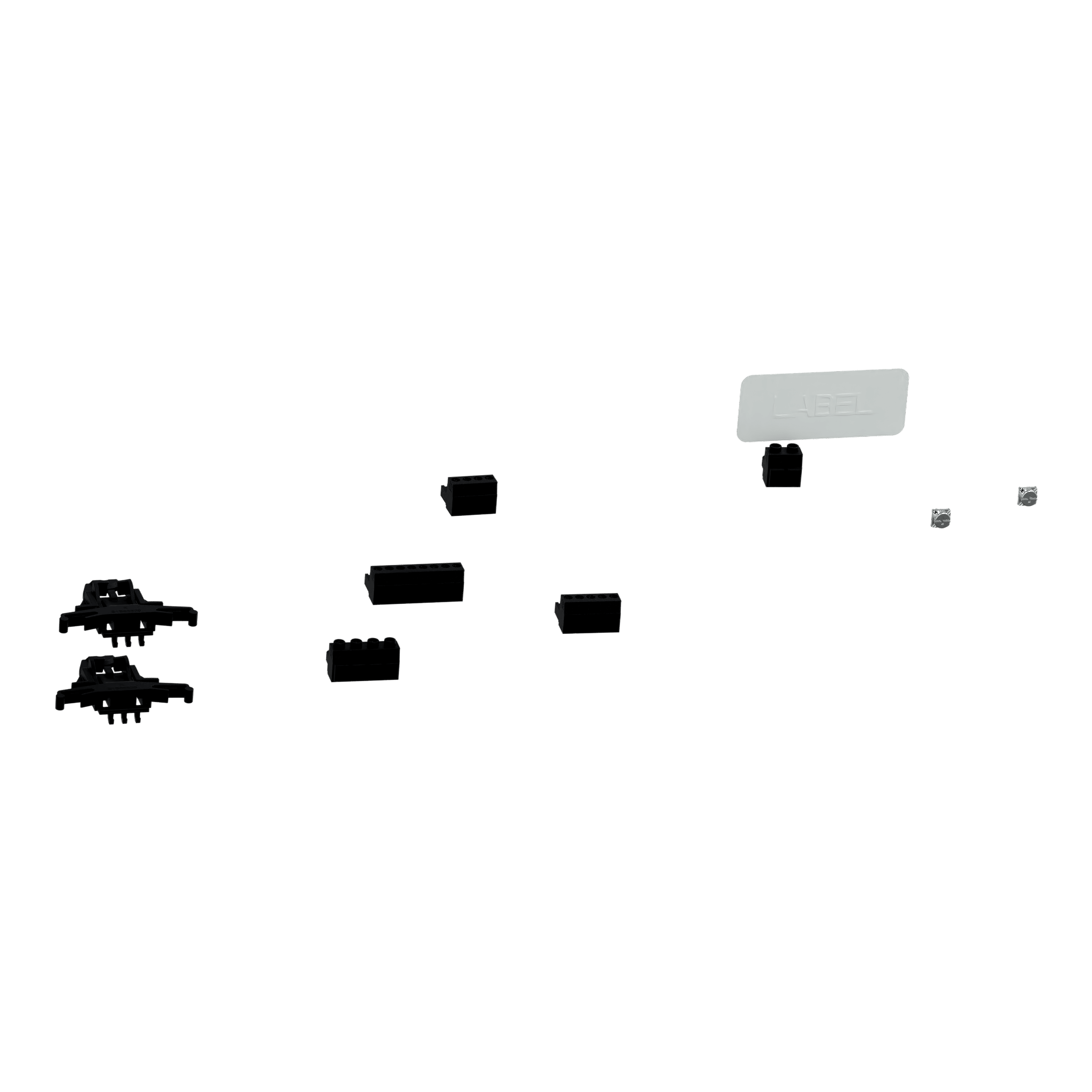 SCHNEIDER ELECTRIC - Connettore di ingresso serie PowerLogic, viti ct e parti di montaggio pannello PM55xx