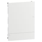 SCHNEIDER ELECTRIC - Centralino CARTONGESSO, completo di scatola più fronte e porta bianca con morsettiera integrata. Per applicazioni nel residenziale. IMQ. IP40