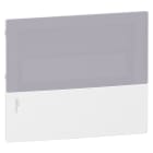 SCHNEIDER ELECTRIC - Fronte Resi9 MP incasso 12 moduli bianco porta traslucida