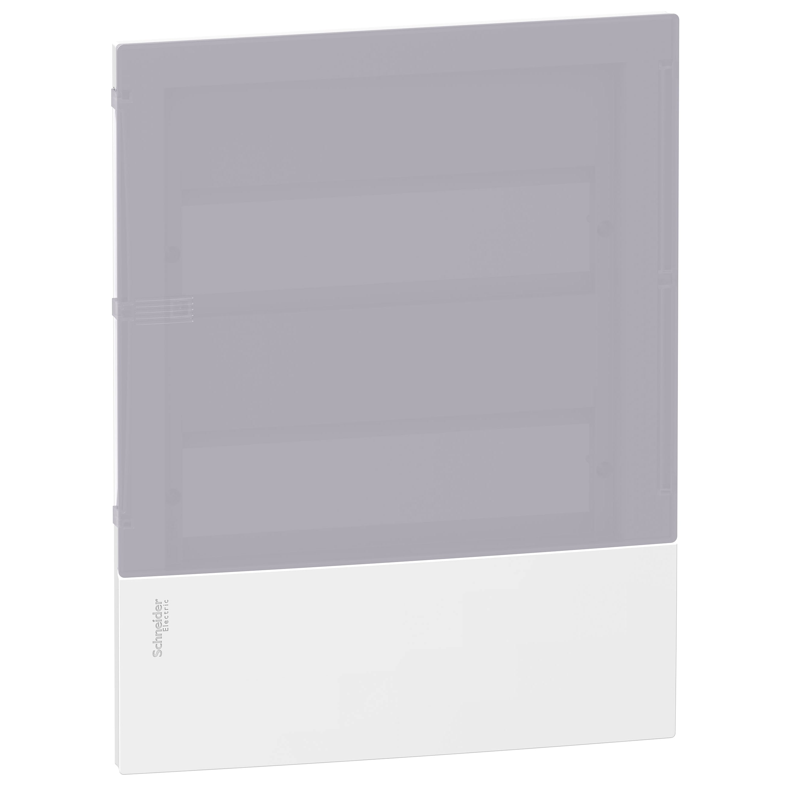 SCHNEIDER ELECTRIC - Fronte Resi9 MP incasso 24 (2x12) moduli bianco porta traslucida