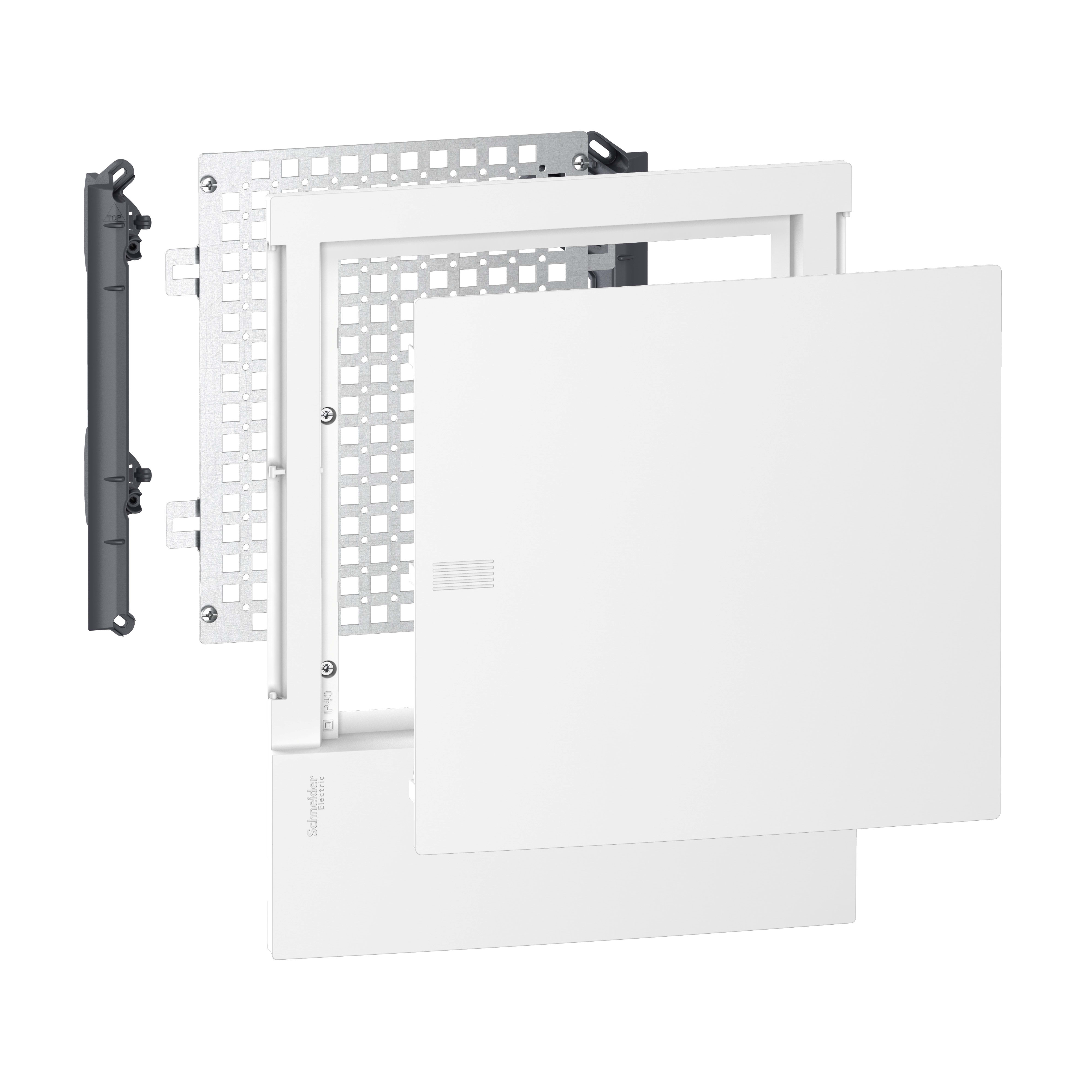 SCHNEIDER ELECTRIC - Fronte centralino TLC Resi9 MP incasso 24 (2x12) mod bianco porta opaca MIP30212U