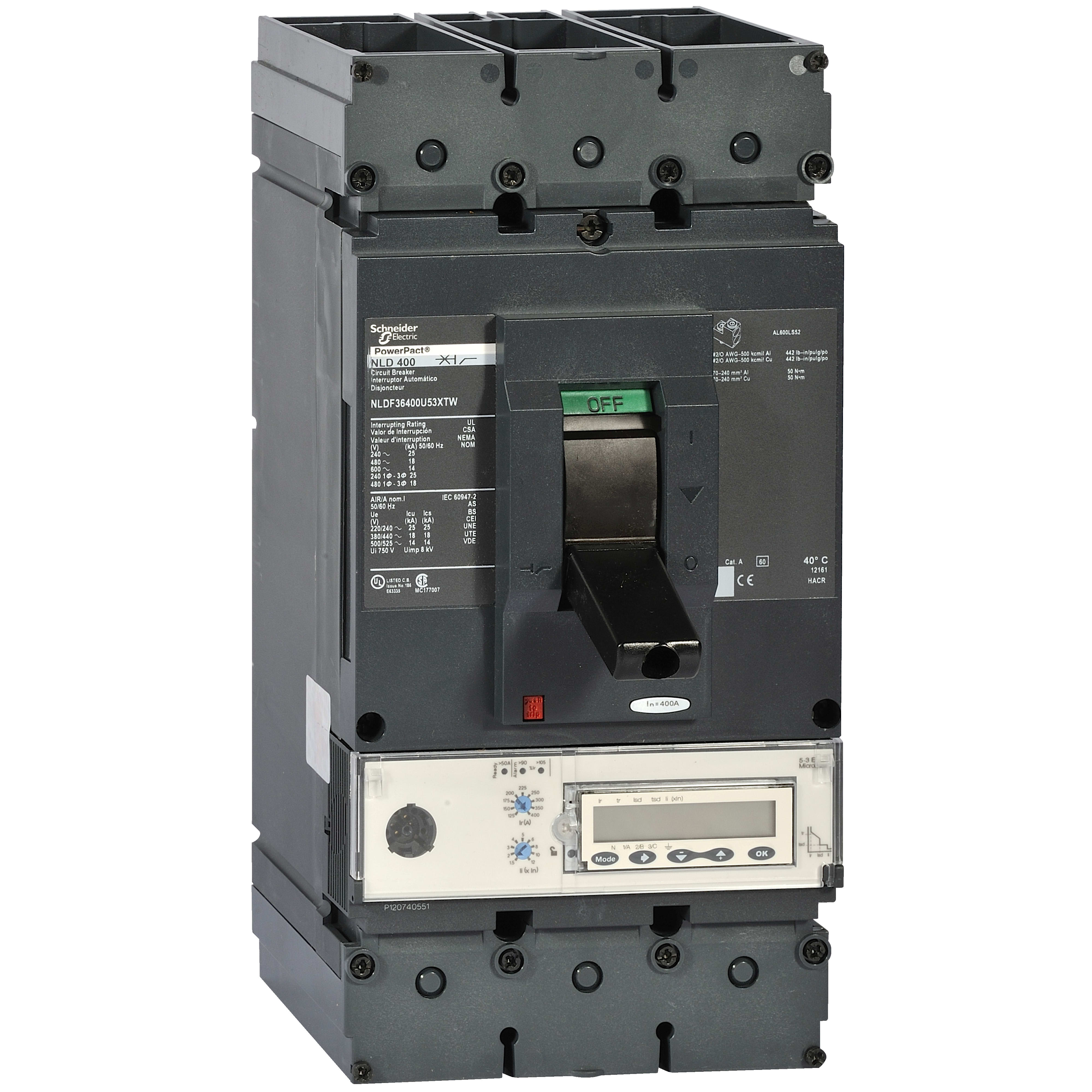 SCHNEIDER ELECTRIC - L-Frame 600A 35kA 3P Mlogic5.3E 600A