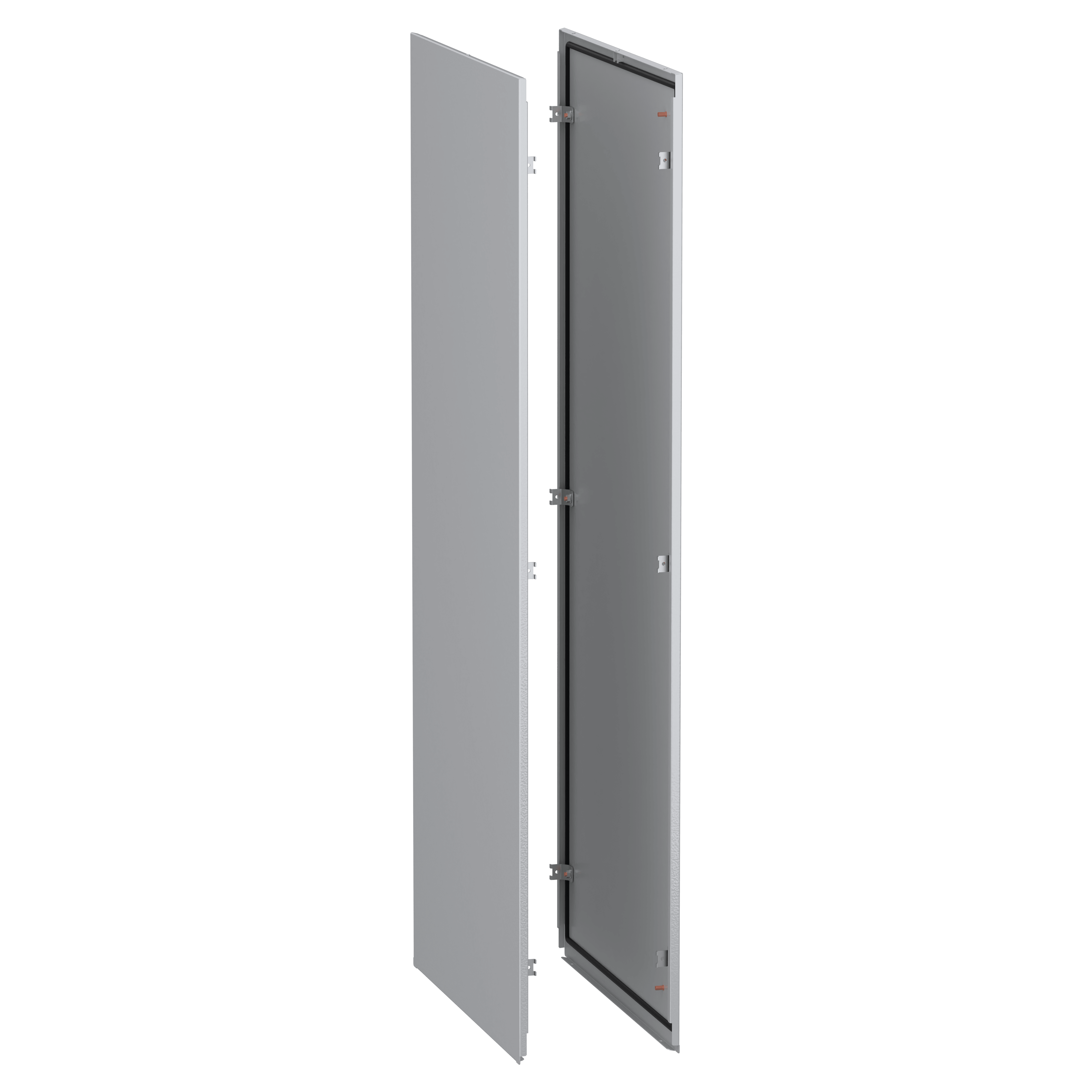 SCHNEIDER ELECTRIC - Pannelli laterali, PanelSeT SFN, per armadio elettrico da esterno H1800 P800mm, fissaggio interno, RAL7035, set da 2