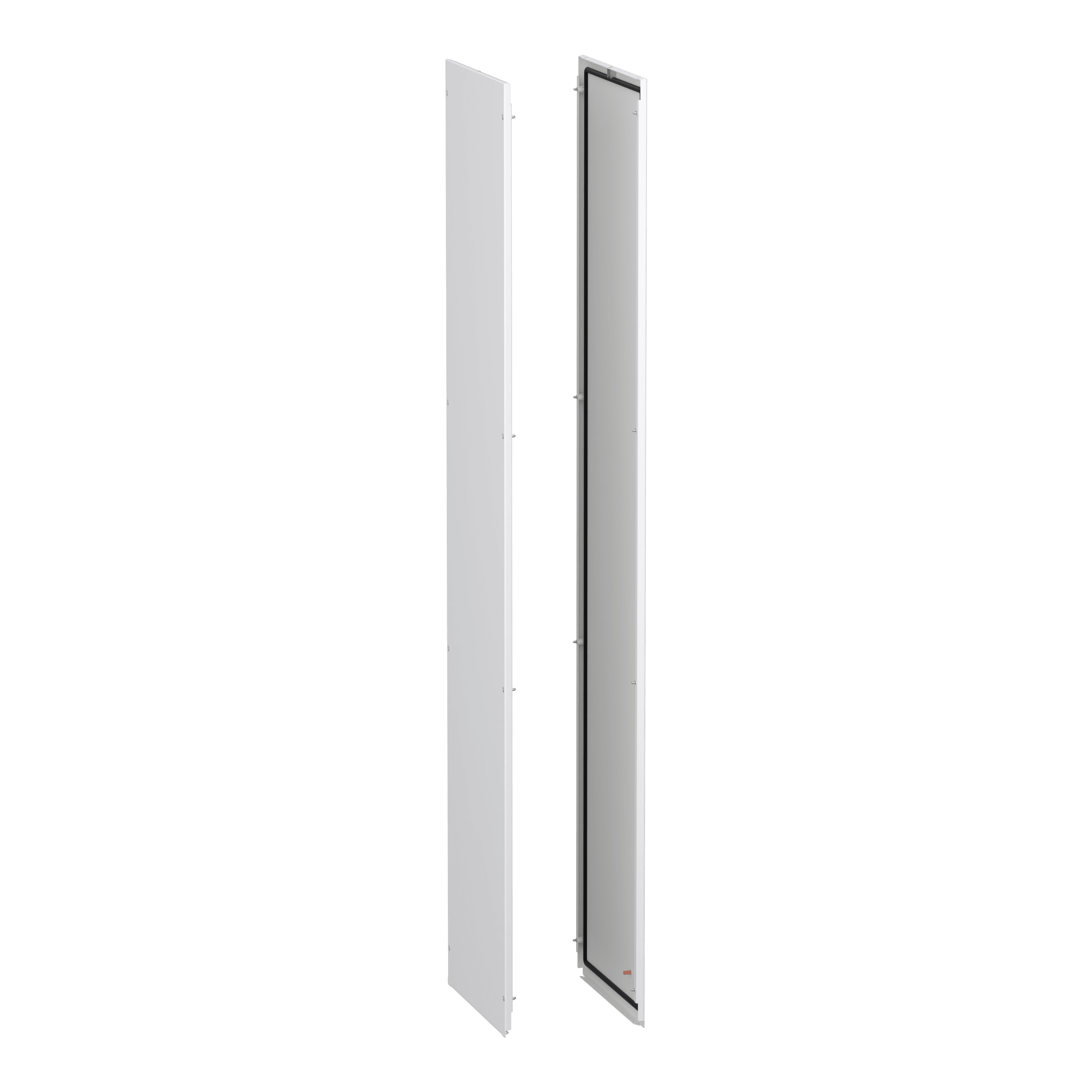 SCHNEIDER ELECTRIC - Pannelli laterali, Prismaset HD, per armadio elettrico H2000 D500mm, fissaggio esterno, RAL9003, set di 2