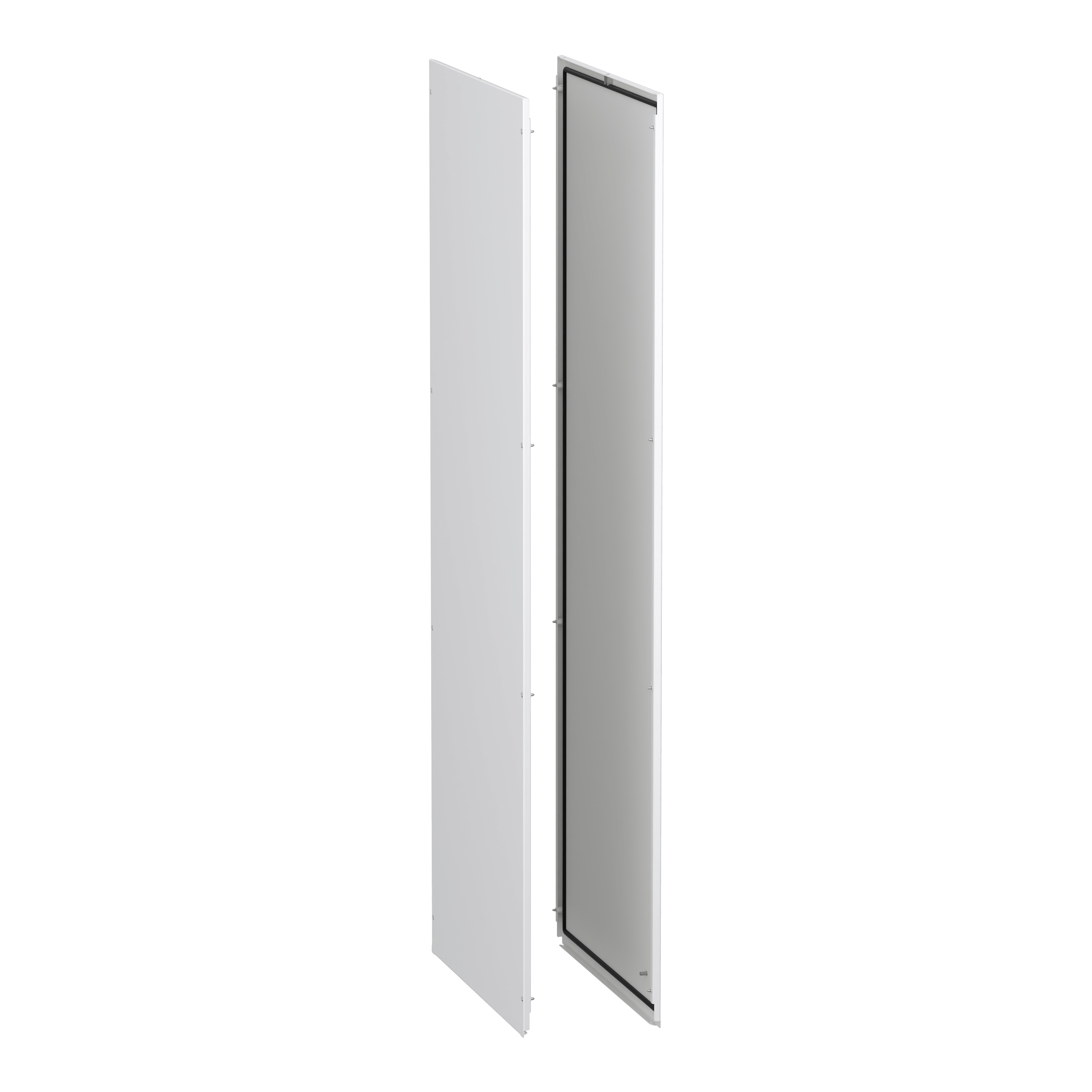 SCHNEIDER ELECTRIC - Pannelli laterali, Prismaset HD, per armadio elettrico H2000 D800mm, fissaggio esterno, RAL9003, set di 2