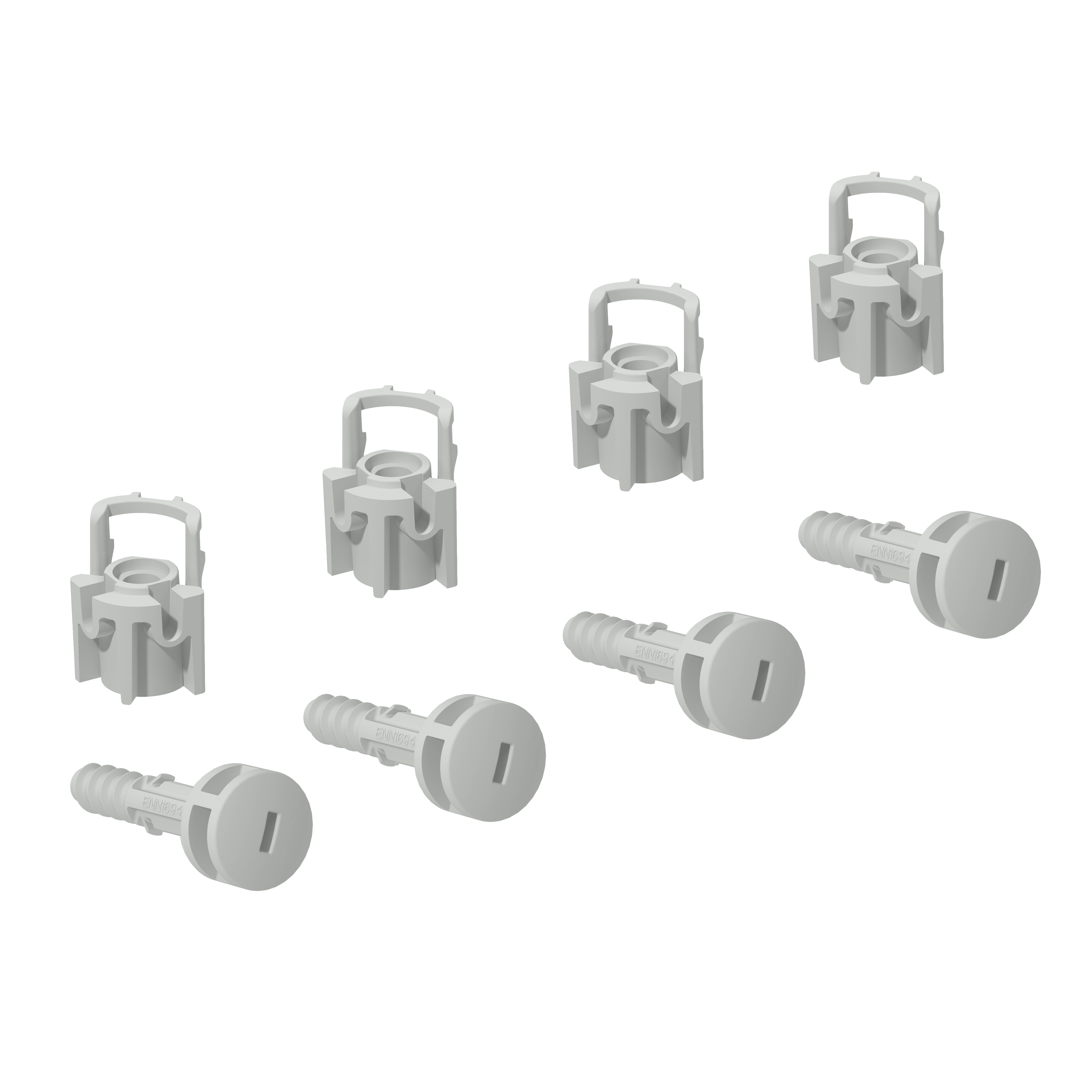 SCHNEIDER ELECTRIC - Set di 4 viti std plastica x cop H= 20