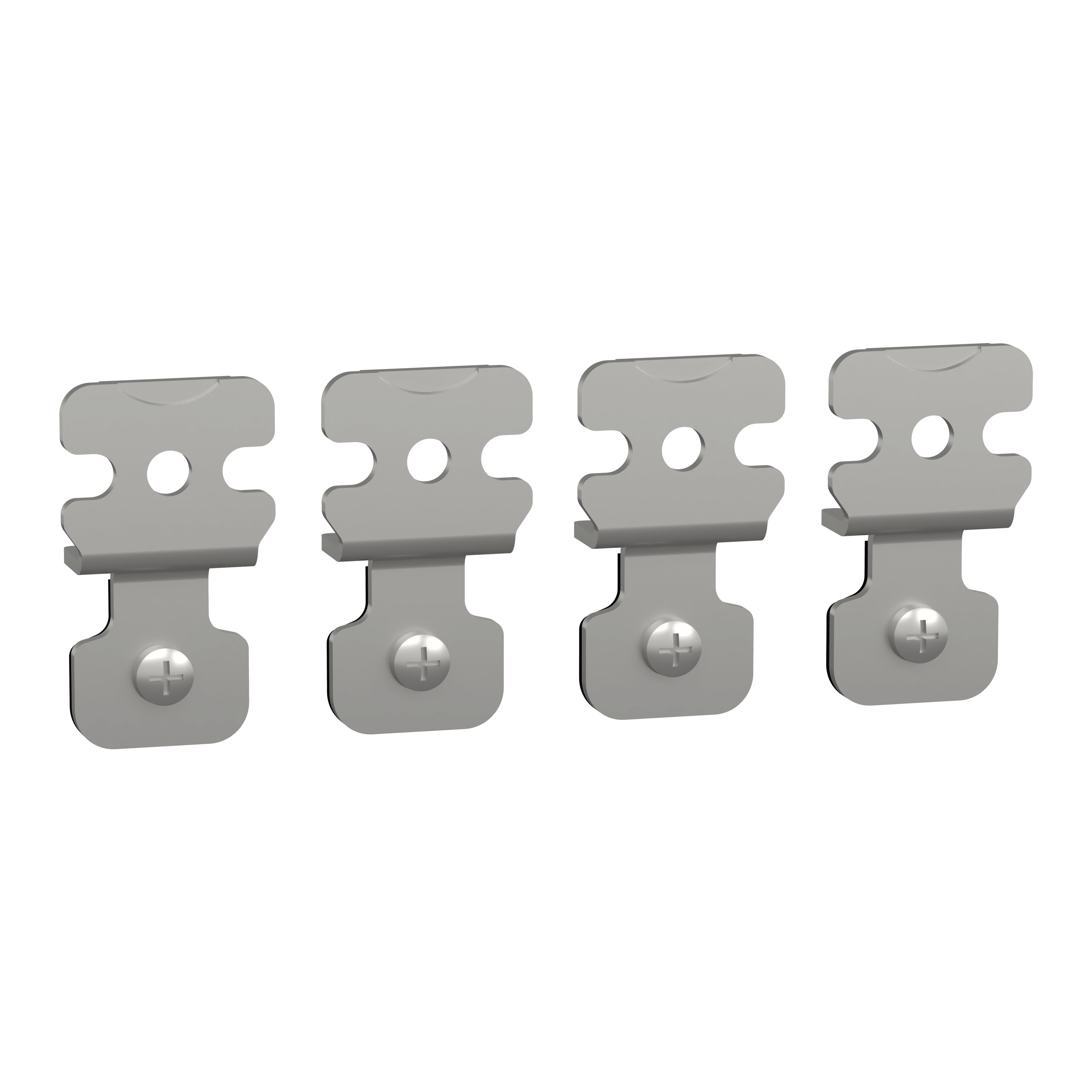 SCHNEIDER ELECTRIC - 4 staffe di fissaggio per PanelSeT S3D