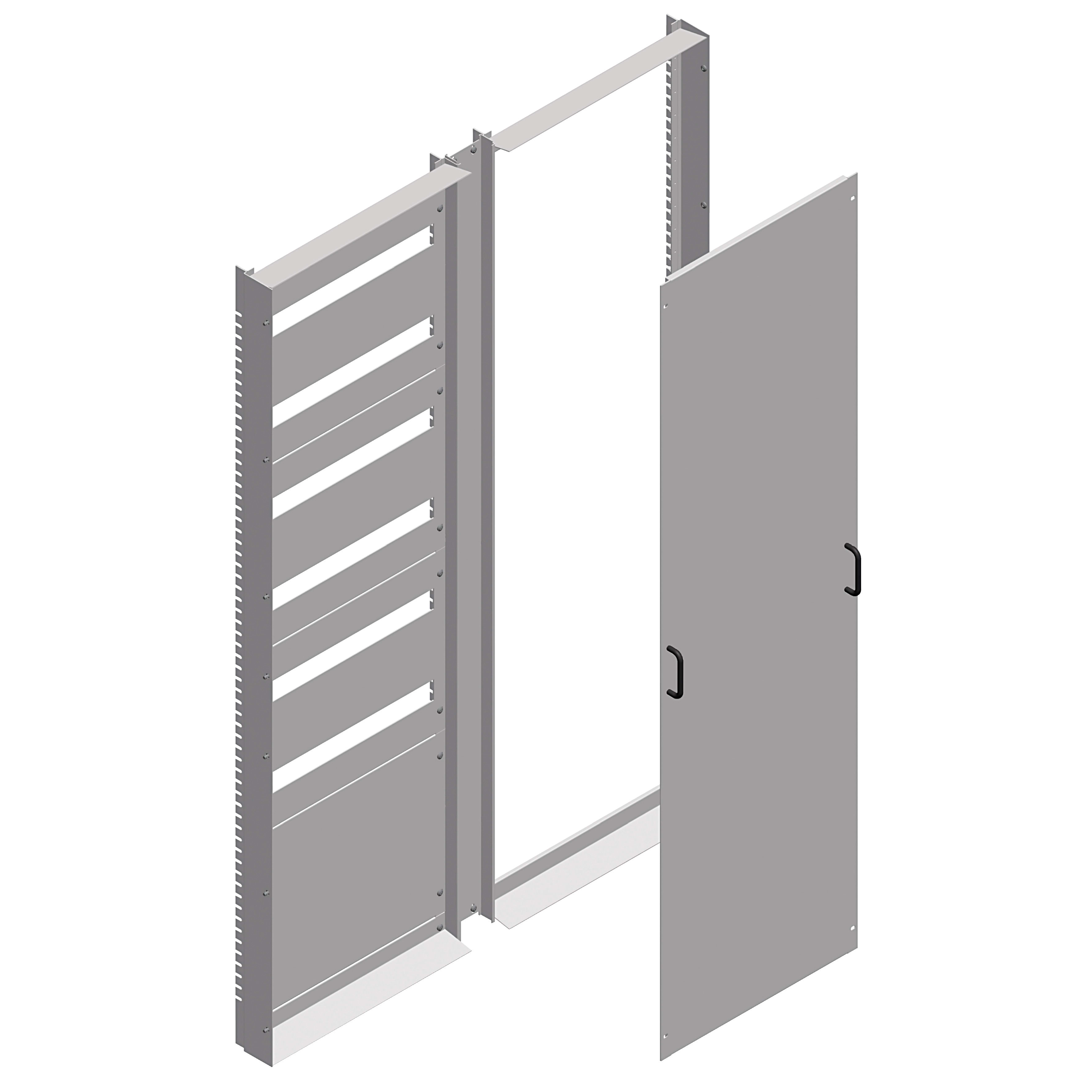 SCHNEIDER ELECTRIC - Telaio modulare + vano barre H2000xL(800+400) mm