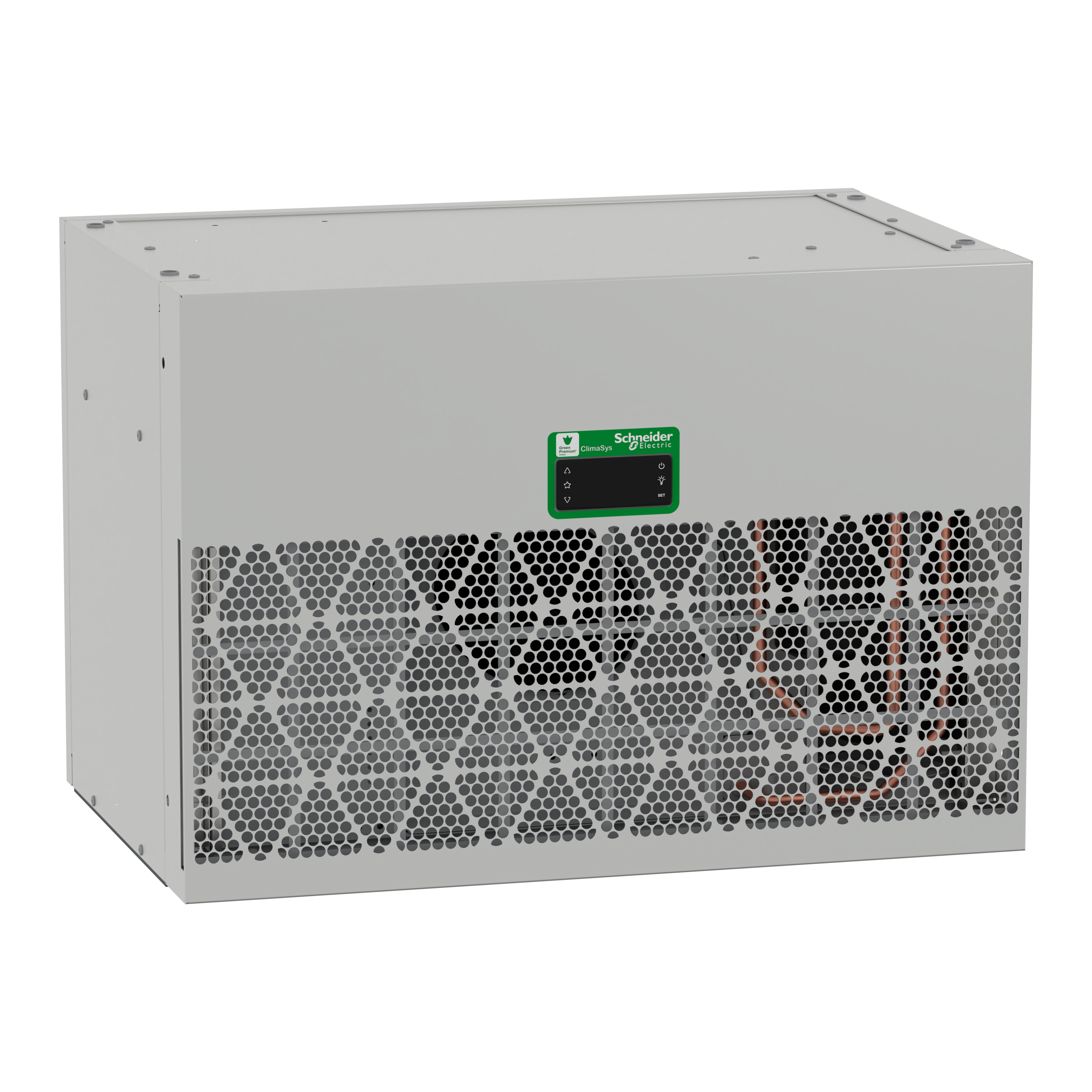SCHNEIDER ELECTRIC - Unità di raffreddamento collegata al tetto, Climasys CU, 1,2 kW, 2 poli, 400/460 V, 50/60 Hz, IP54