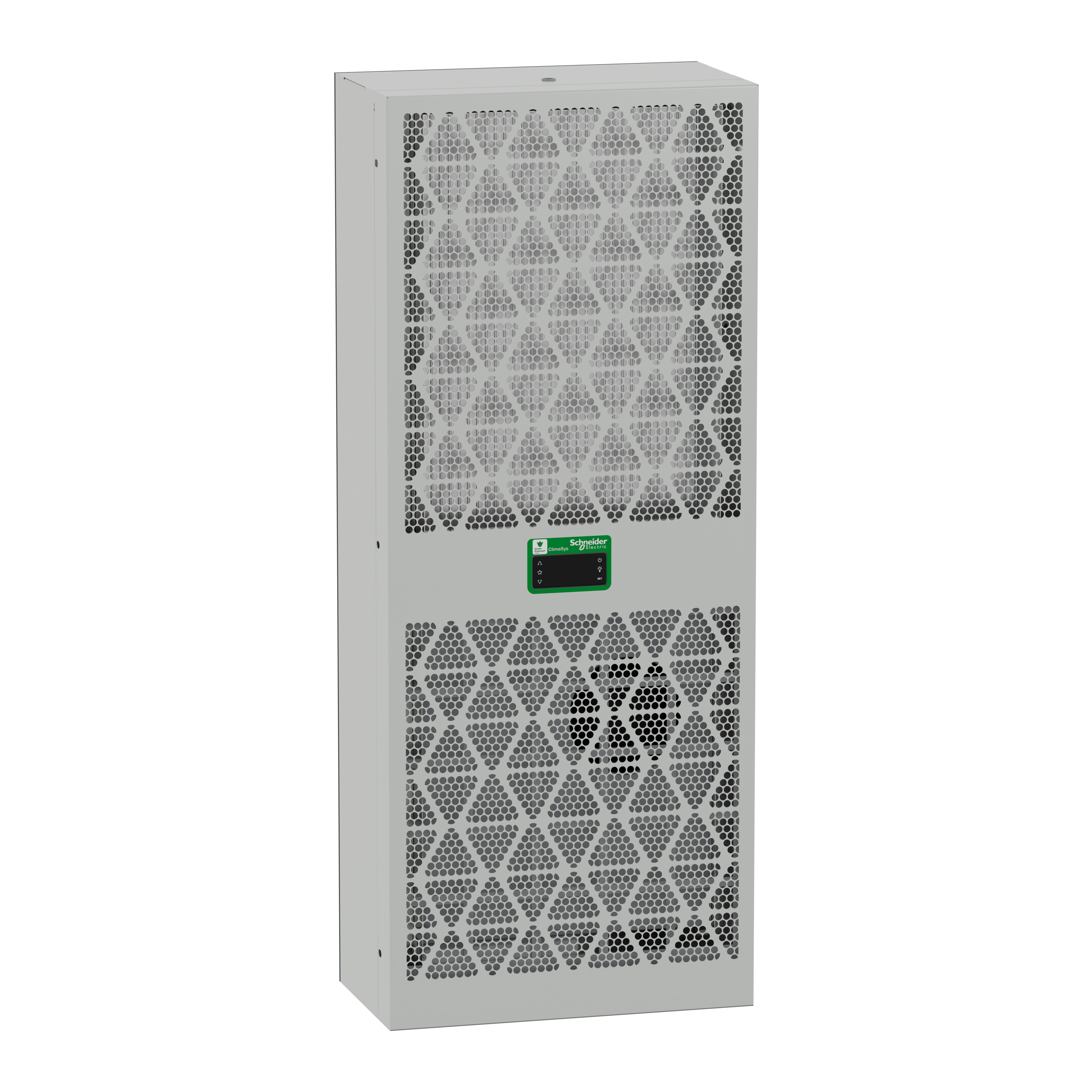 SCHNEIDER ELECTRIC - Unità di raffreddamento laterale, Climasys CU, 1k6W, 2 poli, 400/460V, 50/60Hz, IP55 NSYCU1K62P4DG