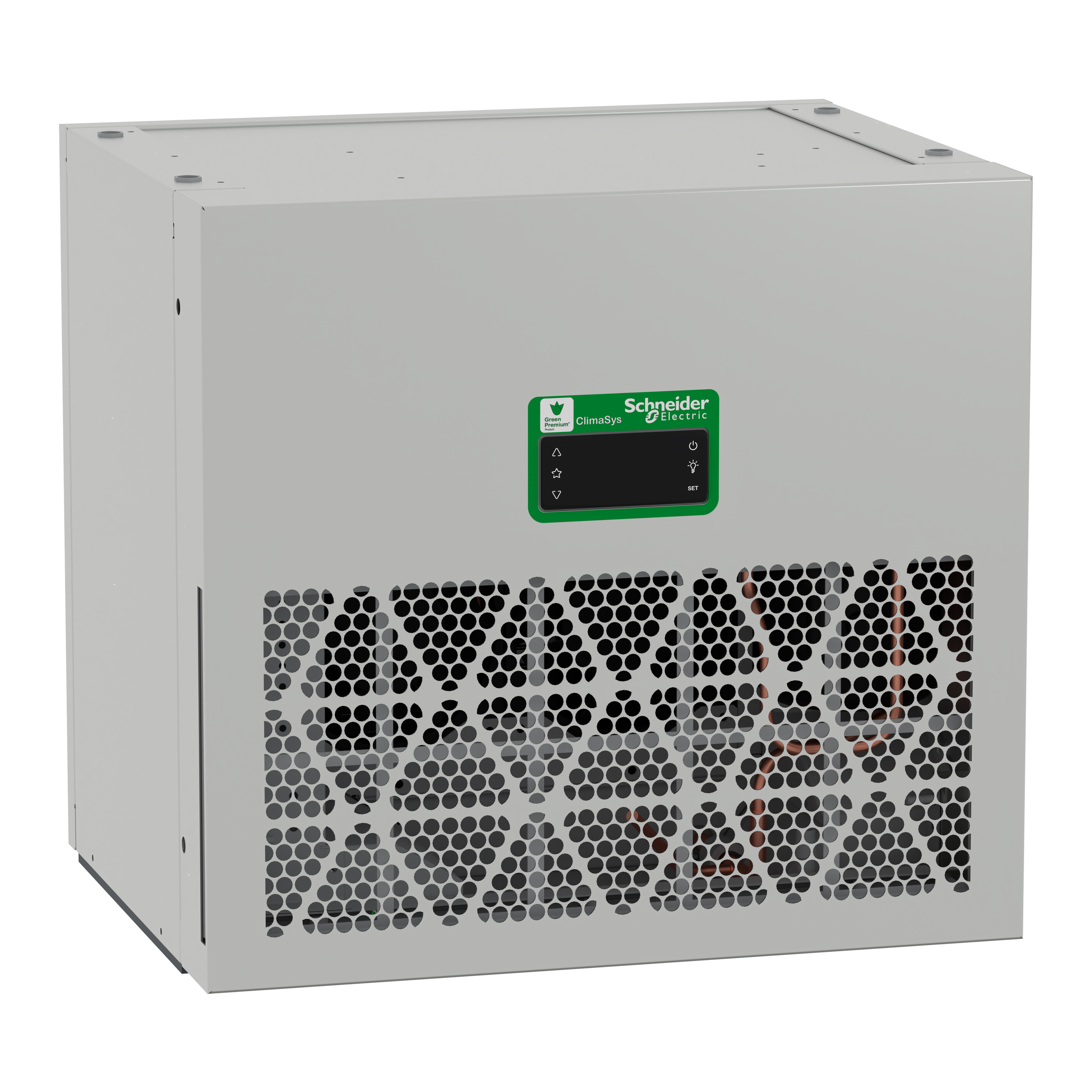 SCHNEIDER ELECTRIC - Unità di raffreddamento collegata al tetto, Climasys CU, 600 W, 230 V, 50/60 Hz, IP54