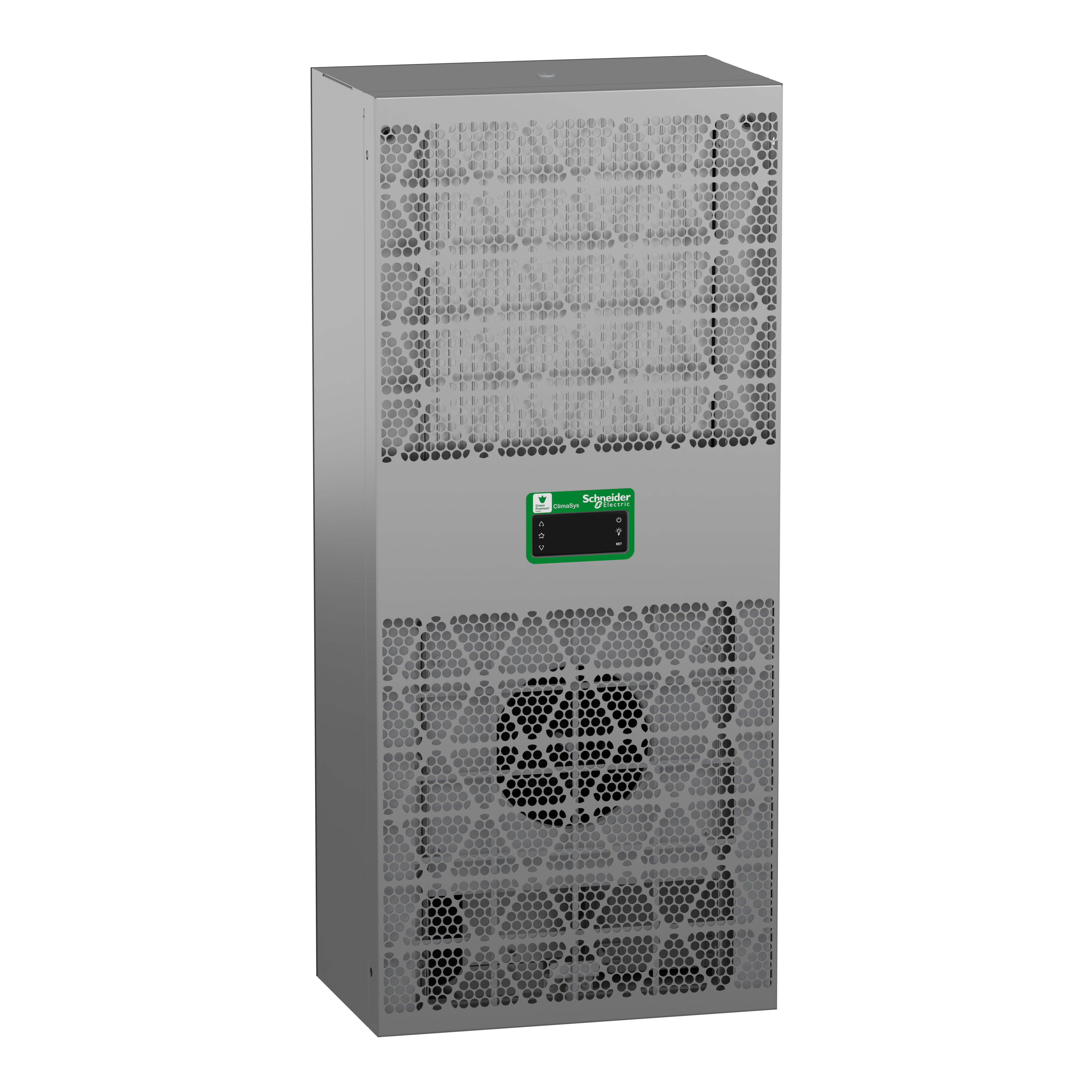 SCHNEIDER ELECTRIC - Unità di raffreddamento laterale, Climasys CU, acciaio inox, 1 kW, 230 V, 50/60 Hz, IP55