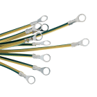 SCHNEIDER ELECTRIC - Sezione cavi di terra 25 mm², lunghezza 220 mm, foro dell'occhiello 8,3 mm. Unità di imballaggio: 10. NSYEL2225D8