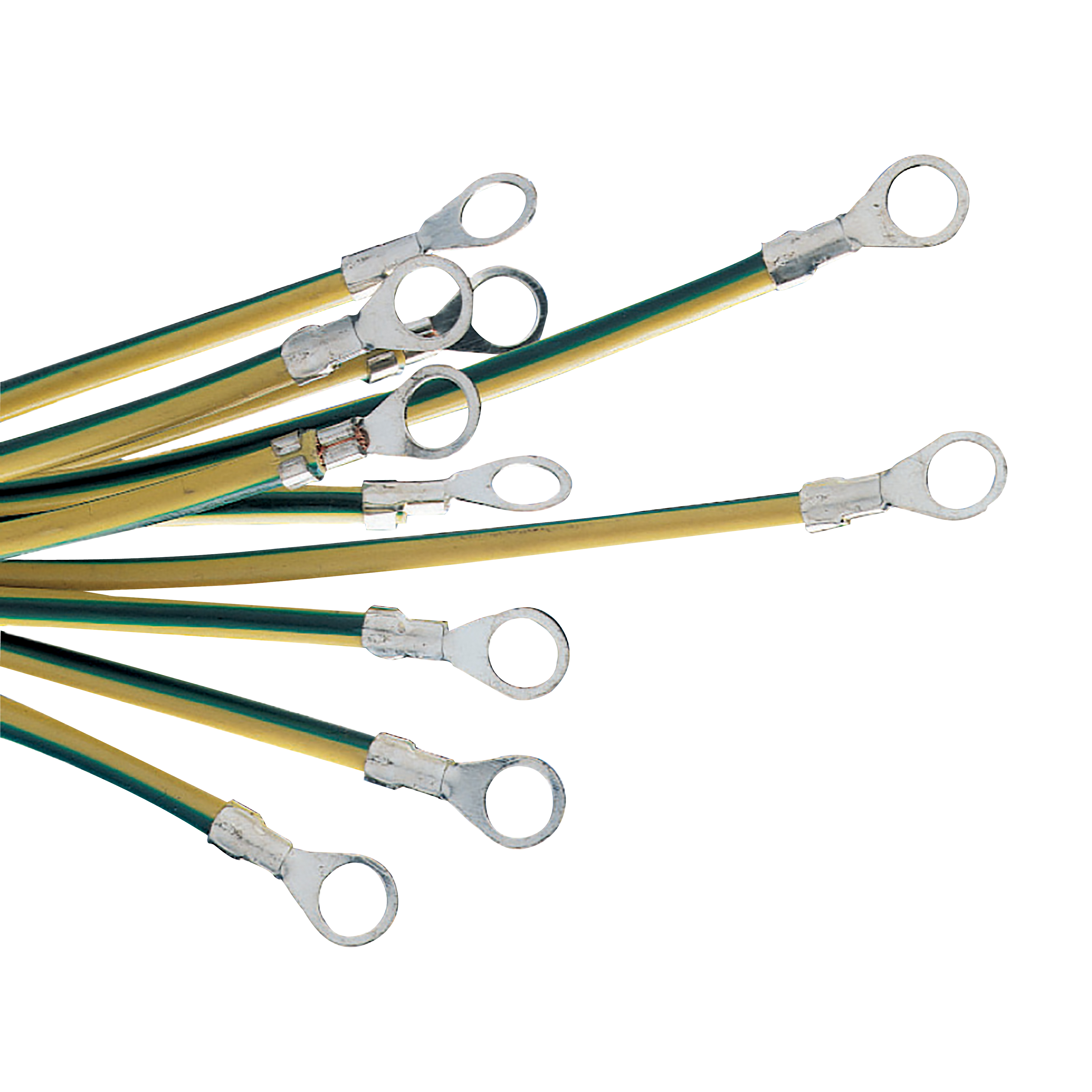 SCHNEIDER ELECTRIC - Sezione cavi di terra 6 mm², lunghezza 220 mm, foro dell'occhiello 6,4 mm. Unità di imballaggio: 10.