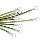 SCHNEIDER ELECTRIC - Sezione cavi di terra 6 mmÂ², lunghezza 220 mm, foro dell'occhiello 6,4 mm. Unità di imballaggio: 10.