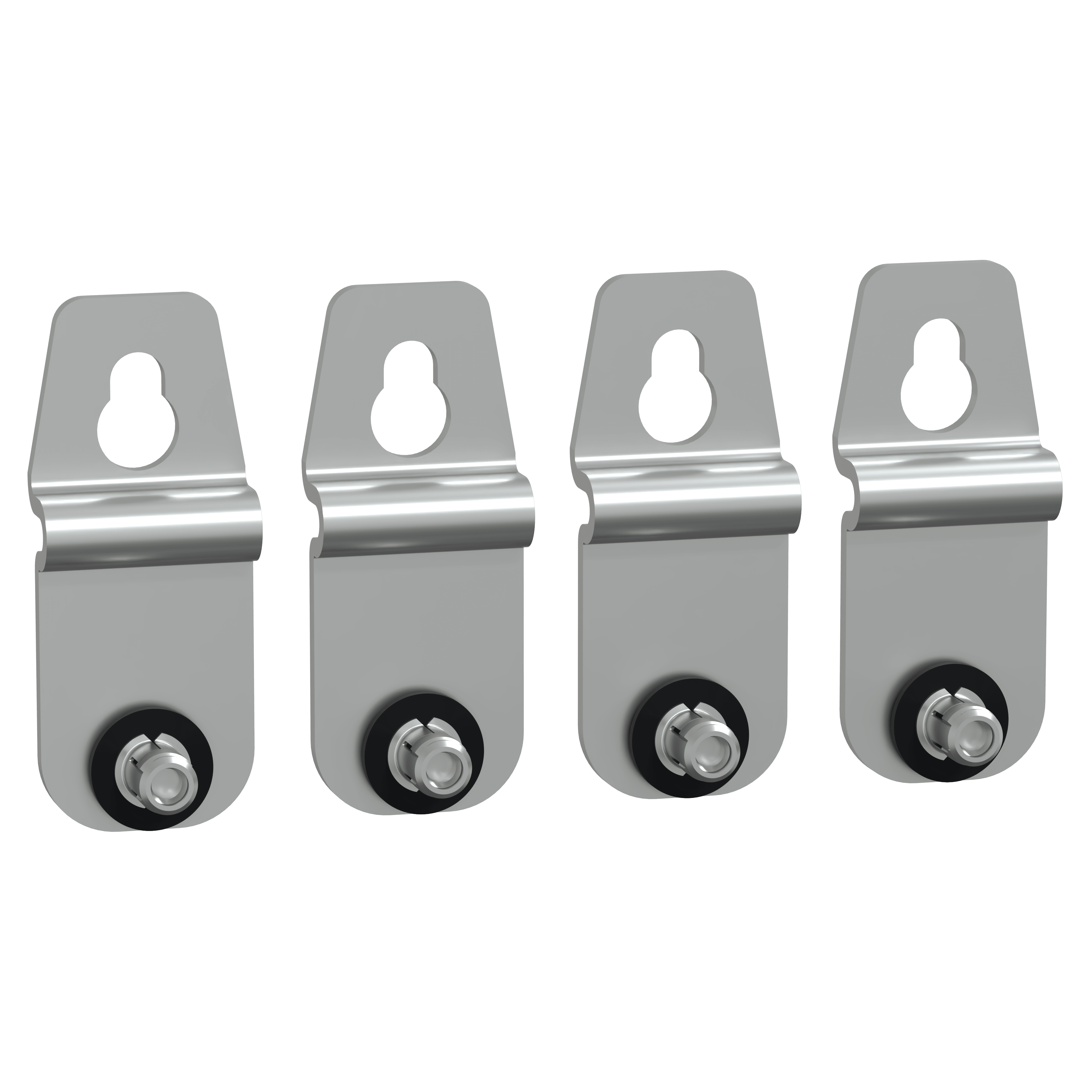 SCHNEIDER ELECTRIC - 4 Staffe fix a parete Inox AISI 304L - PanelSeT SMX