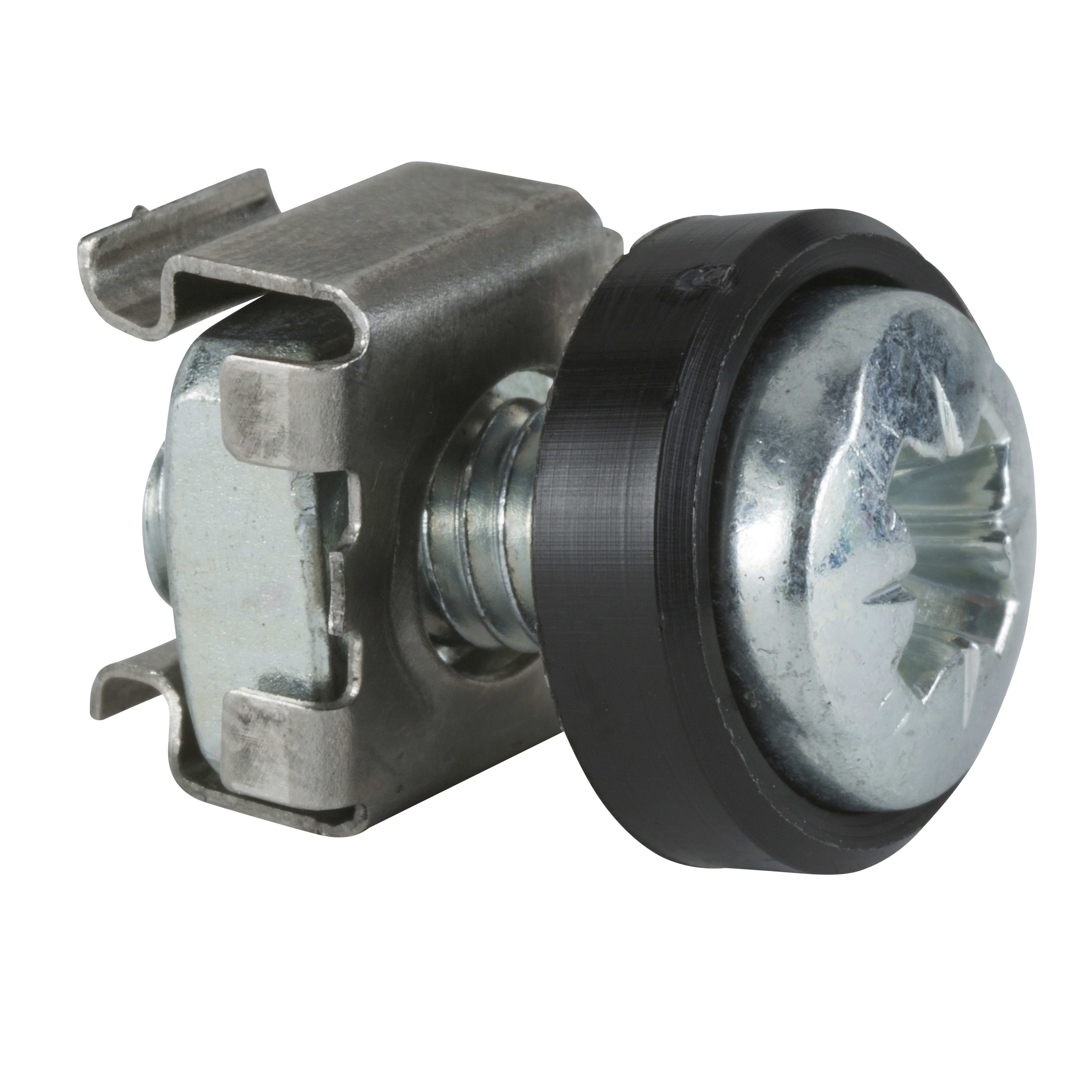 SCHNEIDER ELECTRIC - Set di 30 viti M6 con rondelle e dadi a gabbia per 9,5 mm NSYGFR95M63