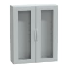 SCHNEIDER ELECTRIC - Armadio in poliestere, PanelSeT PLA, porta trasparente, totalmente chiuso, 1250x1000x320mm, IP65, IK08