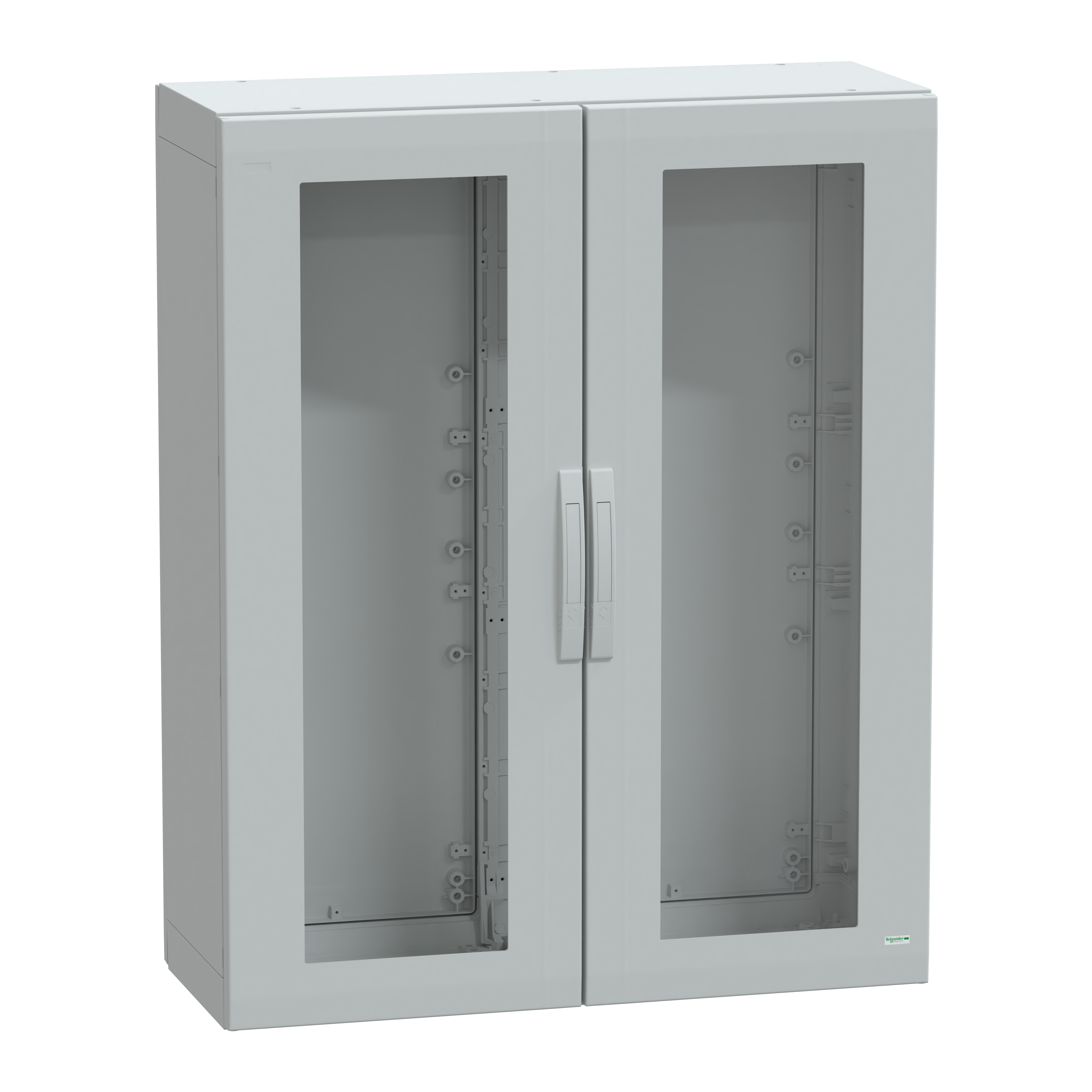 SCHNEIDER ELECTRIC - Armadio in poliestere, PanelSeT PLA, porta trasparente, totalmente chiuso, 1250x1000x420mm, IP65, IK08