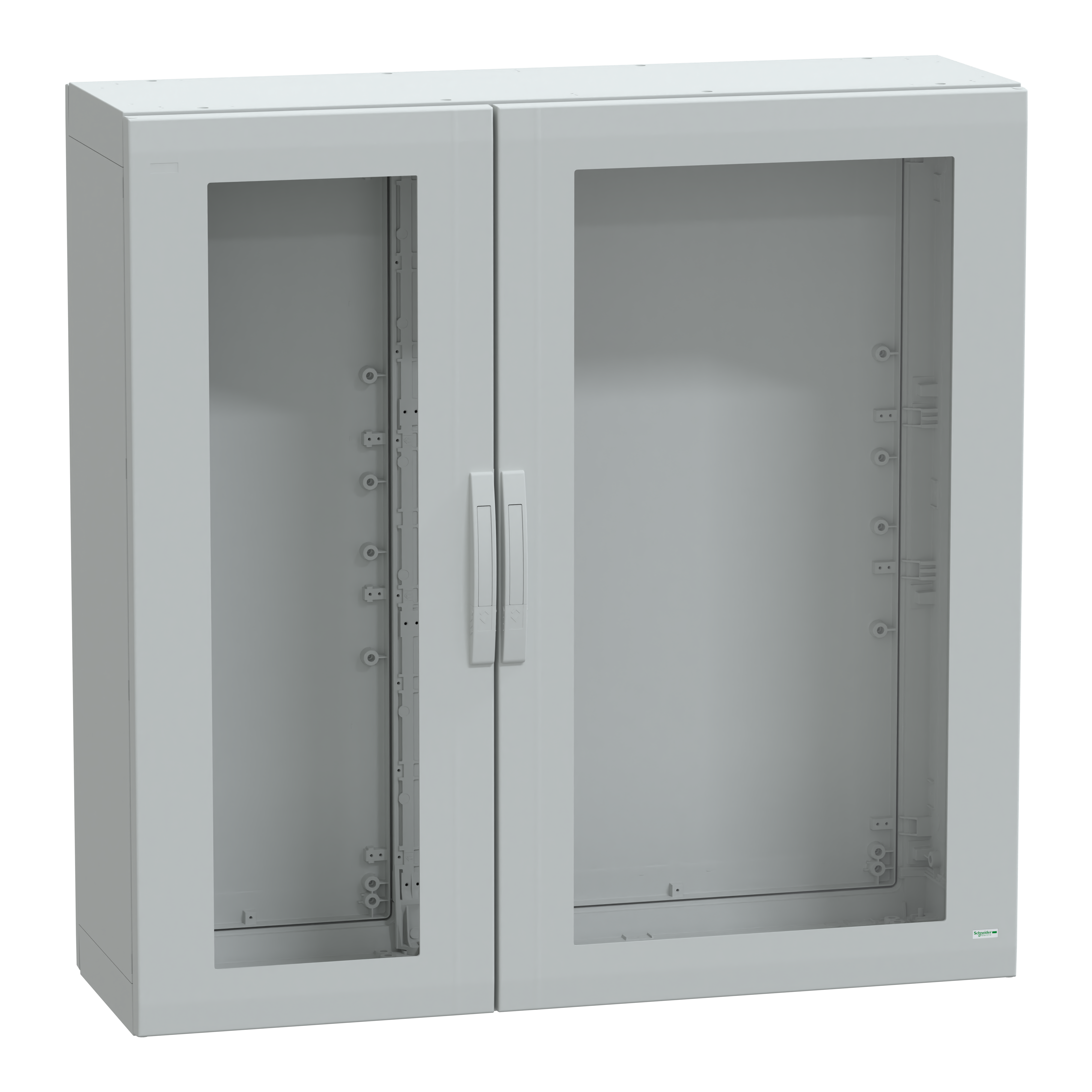 SCHNEIDER ELECTRIC - Armadio in poliestere, PanelSeT PLA, porta trasparente, totalmente chiuso, 1250x1250x420mm, IP65, IK08