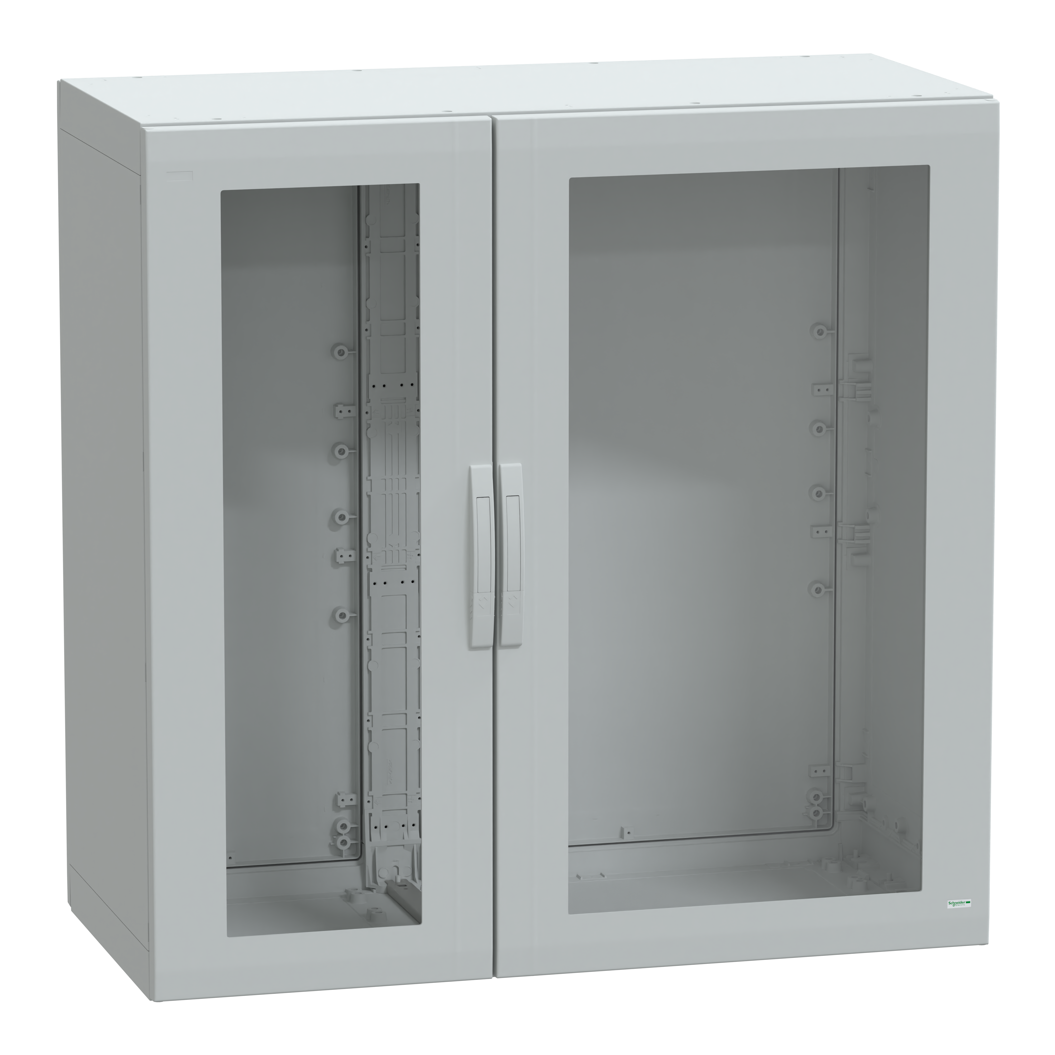 SCHNEIDER ELECTRIC - Armadio in poliestere, PanelSeT PLA, porta trasparente, totalmente chiuso, 1250x1250x620mm, IP65, IK08
