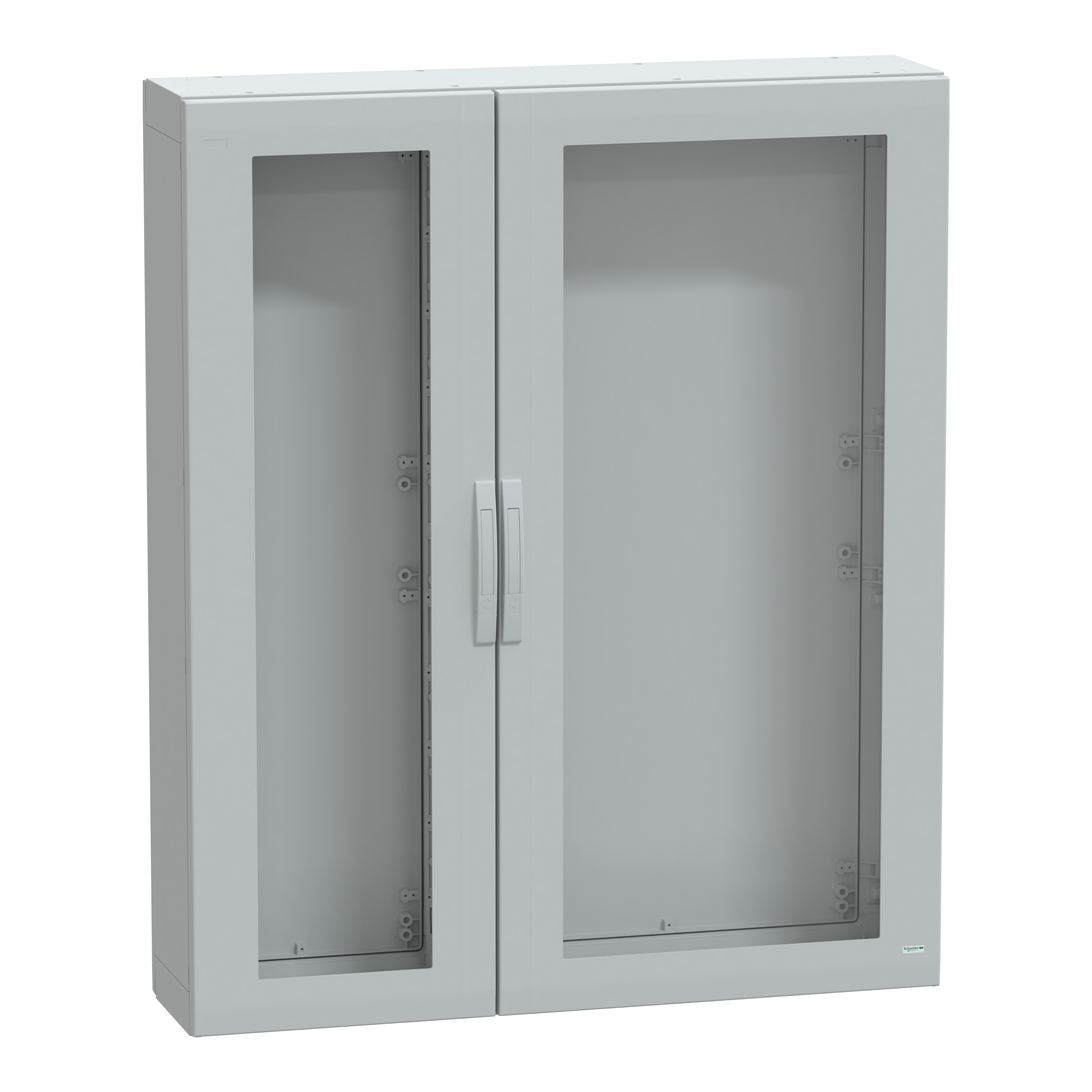 SCHNEIDER ELECTRIC - Armadio in poliestere, PanelSeT PLA, porta trasparente, totalmente chiuso, 1500x1250x320mm, IP65, IK08