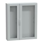SCHNEIDER ELECTRIC - Armadio in poliestere, PanelSeT PLA, porta trasparente, totalmente chiuso, 1500x1250x320mm, IP65, IK08