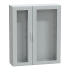 SCHNEIDER ELECTRIC - Armadio in poliestere, PanelSeT PLA, porta trasparente, totalmente chiuso, 1500x1250x420mm, IP65, IK08