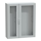 SCHNEIDER ELECTRIC - Armadio in poliestere, PanelSeT PLA, porta trasparente, totalmente chiuso, 1500x1250x420mm, IP65, IK08