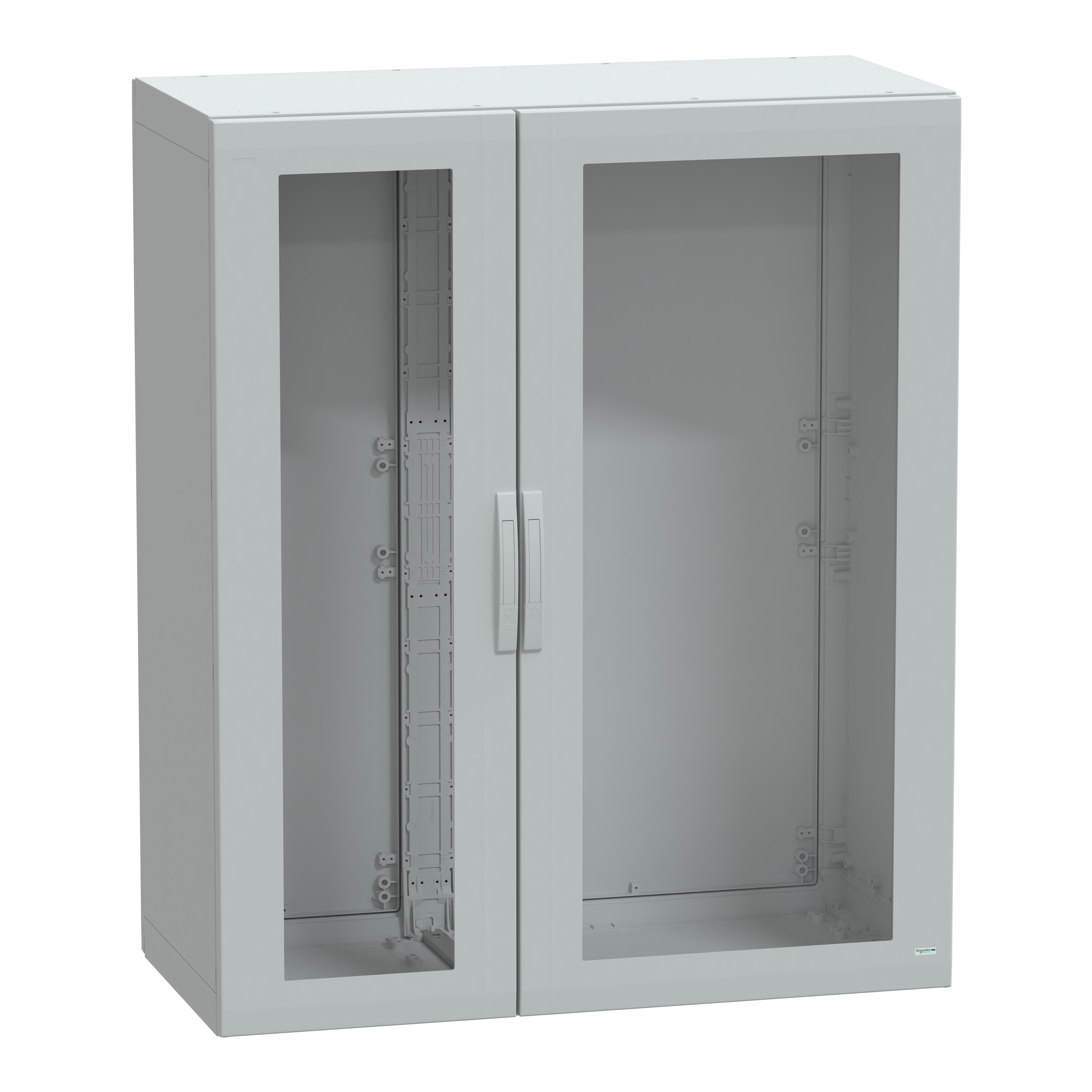 SCHNEIDER ELECTRIC - Armadio in poliestere, PanelSeT PLA, porta trasparente, totalmente chiuso, 1500x1250x620mm, IP65, IK08