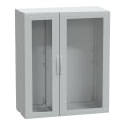 SCHNEIDER ELECTRIC - Armadio in poliestere, PanelSeT PLA, porta trasparente, totalmente chiuso, 1500x1250x620mm, IP65, IK08