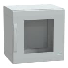 SCHNEIDER ELECTRIC - Armadio in poliestere, PanelSeT PLA, porta trasparente, totalmente chiuso, 500x500x420mm, IP65, IK08 NSYPLA554TG