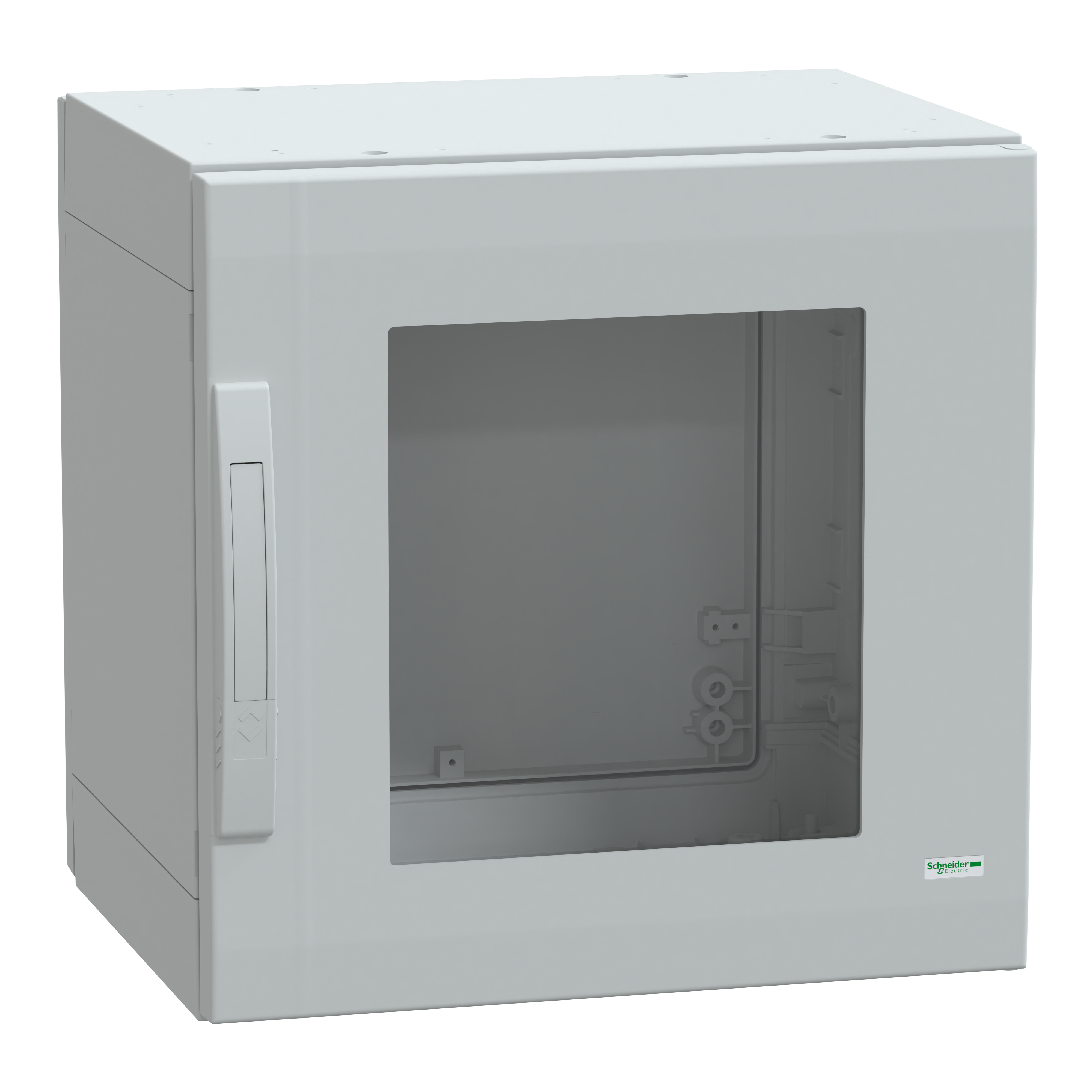 SCHNEIDER ELECTRIC - Armadio in poliestere, PanelSeT PLA, porta trasparente, totalmente chiuso, 500x500x420mm, IP65, IK08