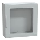 SCHNEIDER ELECTRIC - Armadio in poliestere, PanelSeT PLA, porta trasparente, totalmente chiuso, 750x750x320mm, IP65, IK08