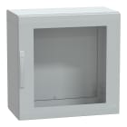 SCHNEIDER ELECTRIC - Armadio in poliestere, PanelSeT PLA, porta trasparente, totalmente chiuso, 750x750x420mm, IP65, IK08