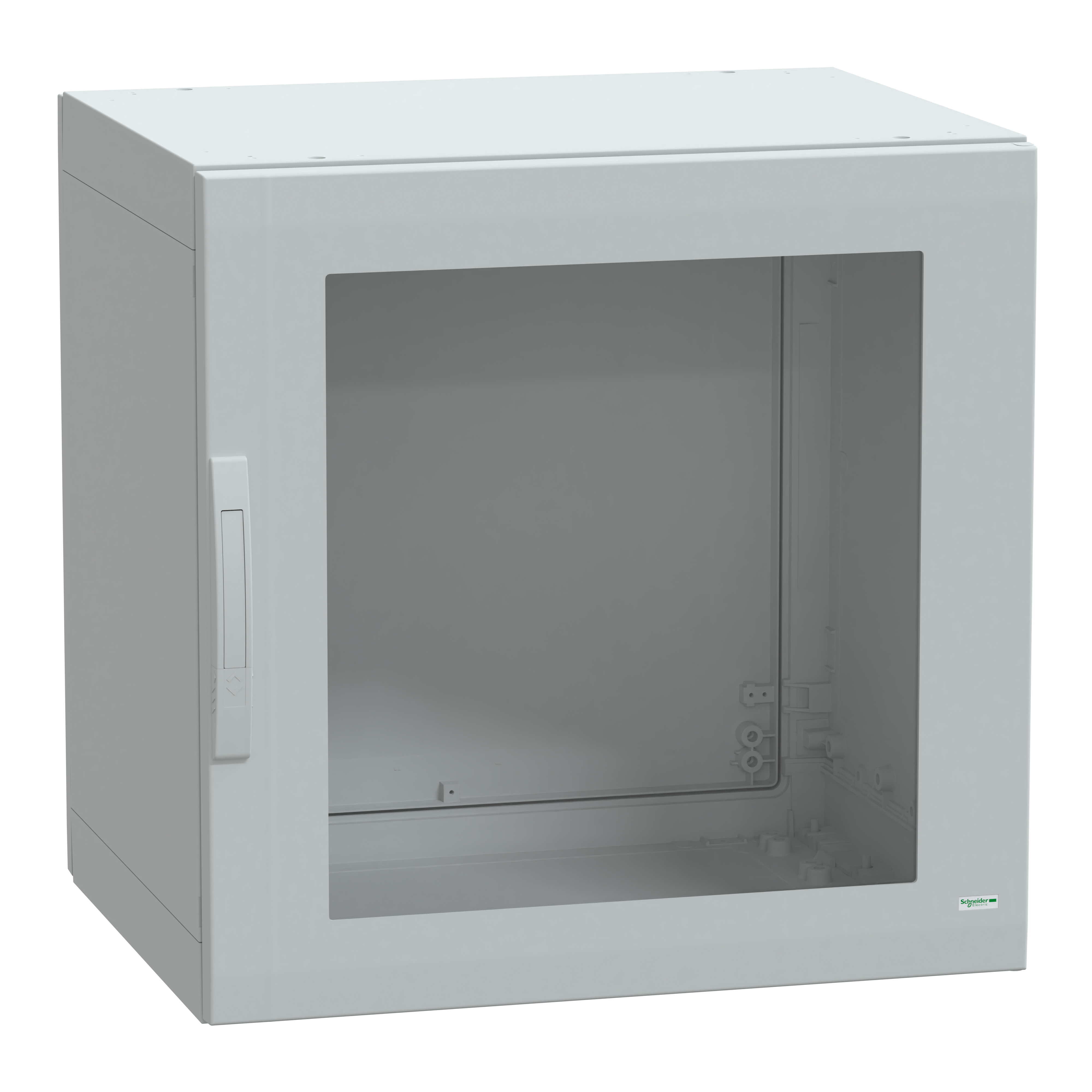 SCHNEIDER ELECTRIC - Armadio in poliestere, PanelSeT PLA, porta trasparente, totalmente chiuso, 750x750x620mm, IP65, IK08