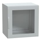 SCHNEIDER ELECTRIC - Armadio in poliestere, PanelSeT PLA, porta trasparente, totalmente chiuso, 750x750x620mm, IP65, IK08