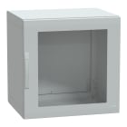 SCHNEIDER ELECTRIC - Armadio in poliestere, PanelSeT PLA, porta trasparente, totalmente chiuso, 750x750x620mm, IP65, IK08