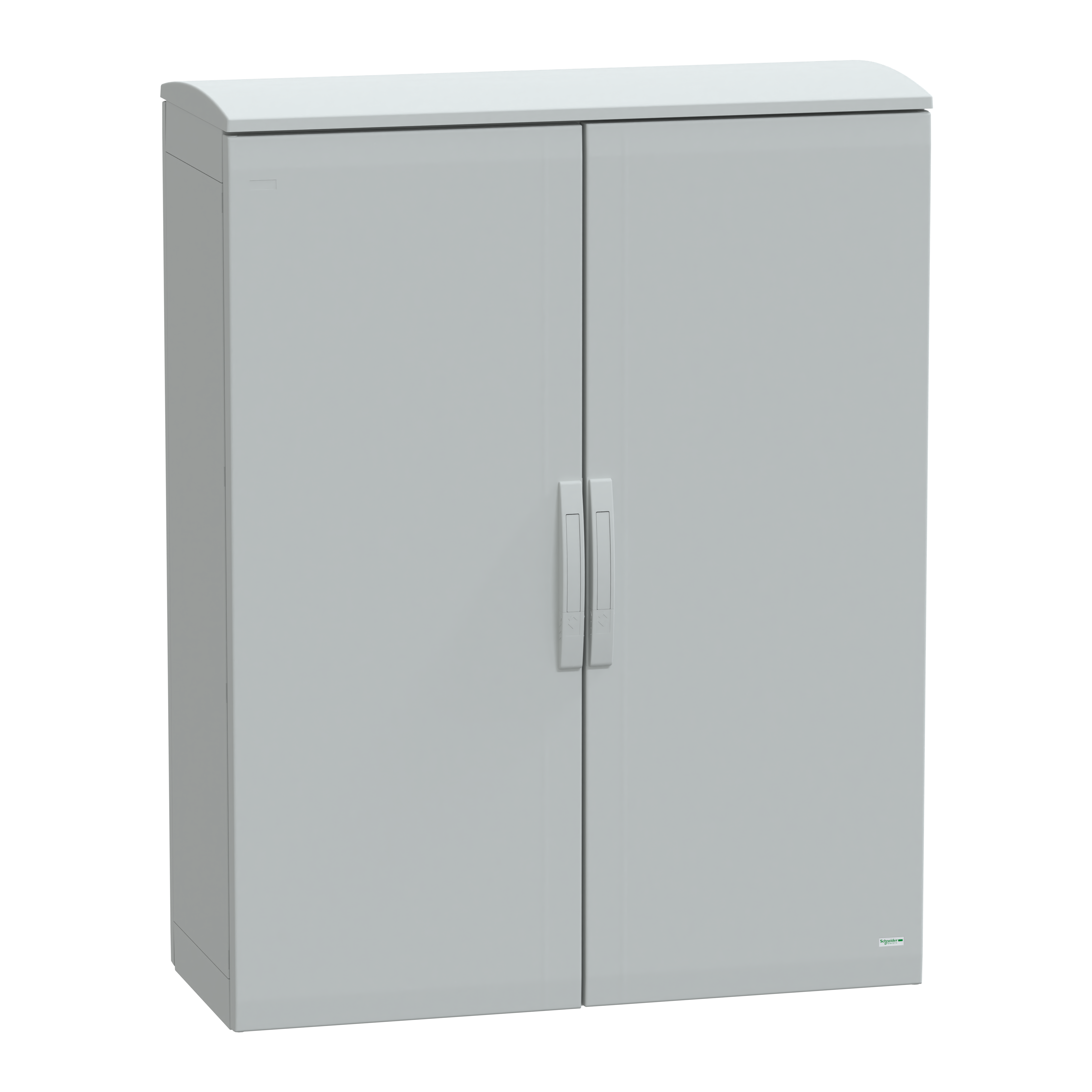 SCHNEIDER ELECTRIC - Armadio in poliestere, PanelSeT PLA, porta piena, tetto ventilato, 1250x1000x420 mm, IP44, IK10 NSYPLAT12104G