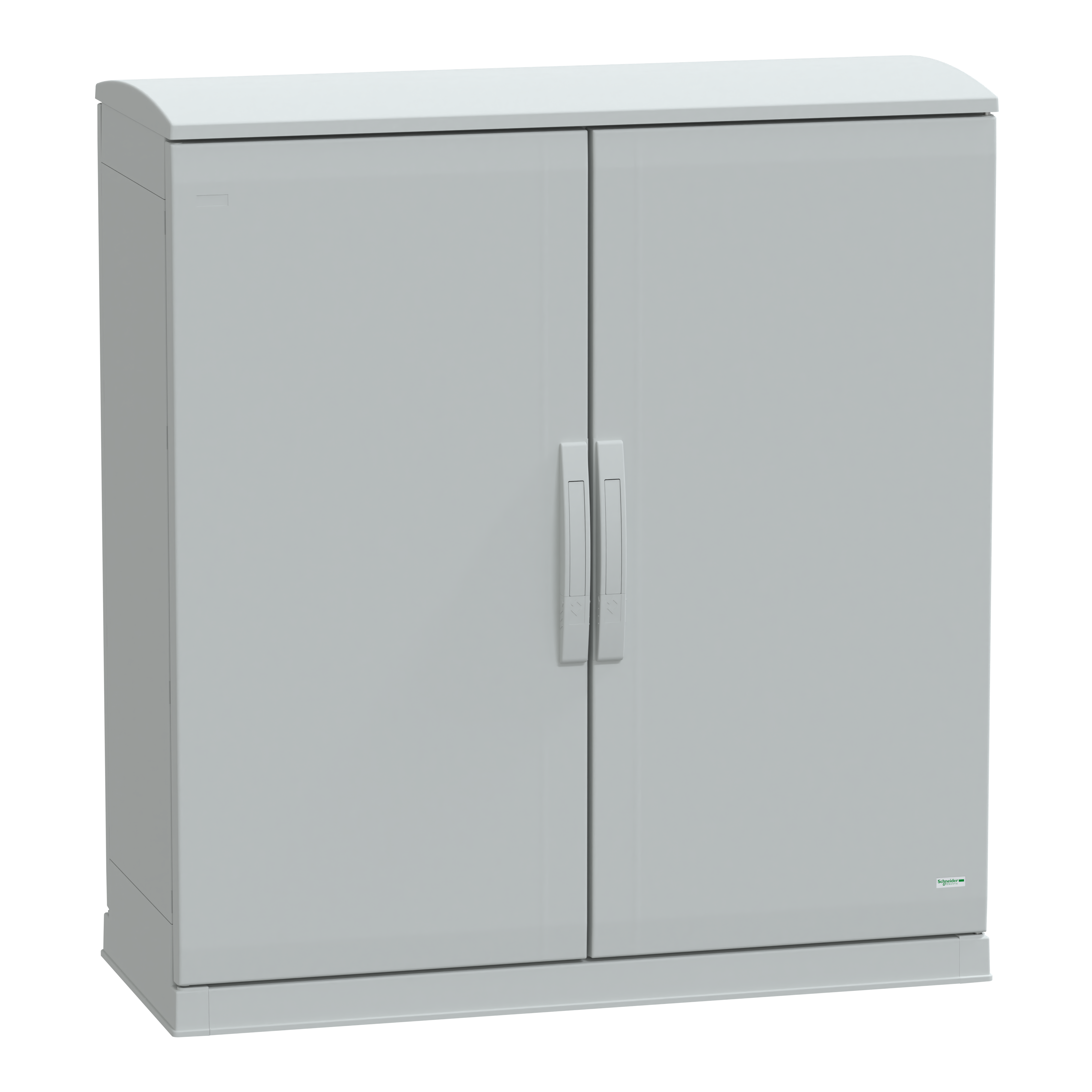 SCHNEIDER ELECTRIC - Armadio in poliestere, PanelSeT PLA, fondo aperto, tetto ventilato, 1000x1000x420 mm, IP44, IK10 NSYPLAZT10104G