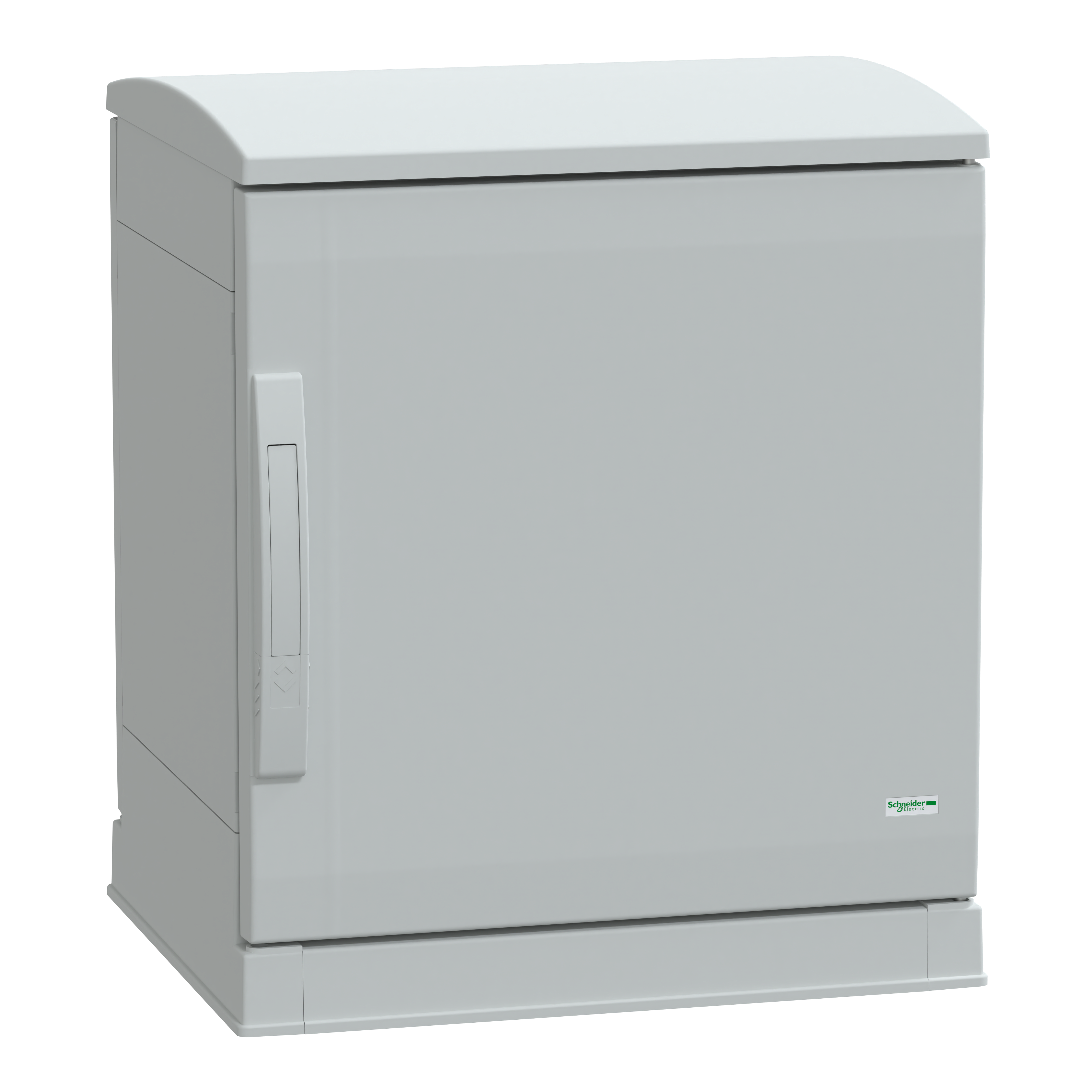 SCHNEIDER ELECTRIC - Armadio in poliestere, PanelSeT PLA, fondo aperto, tetto ventilato, 500x500x420 mm, IP44, IK10 NSYPLAZT554G