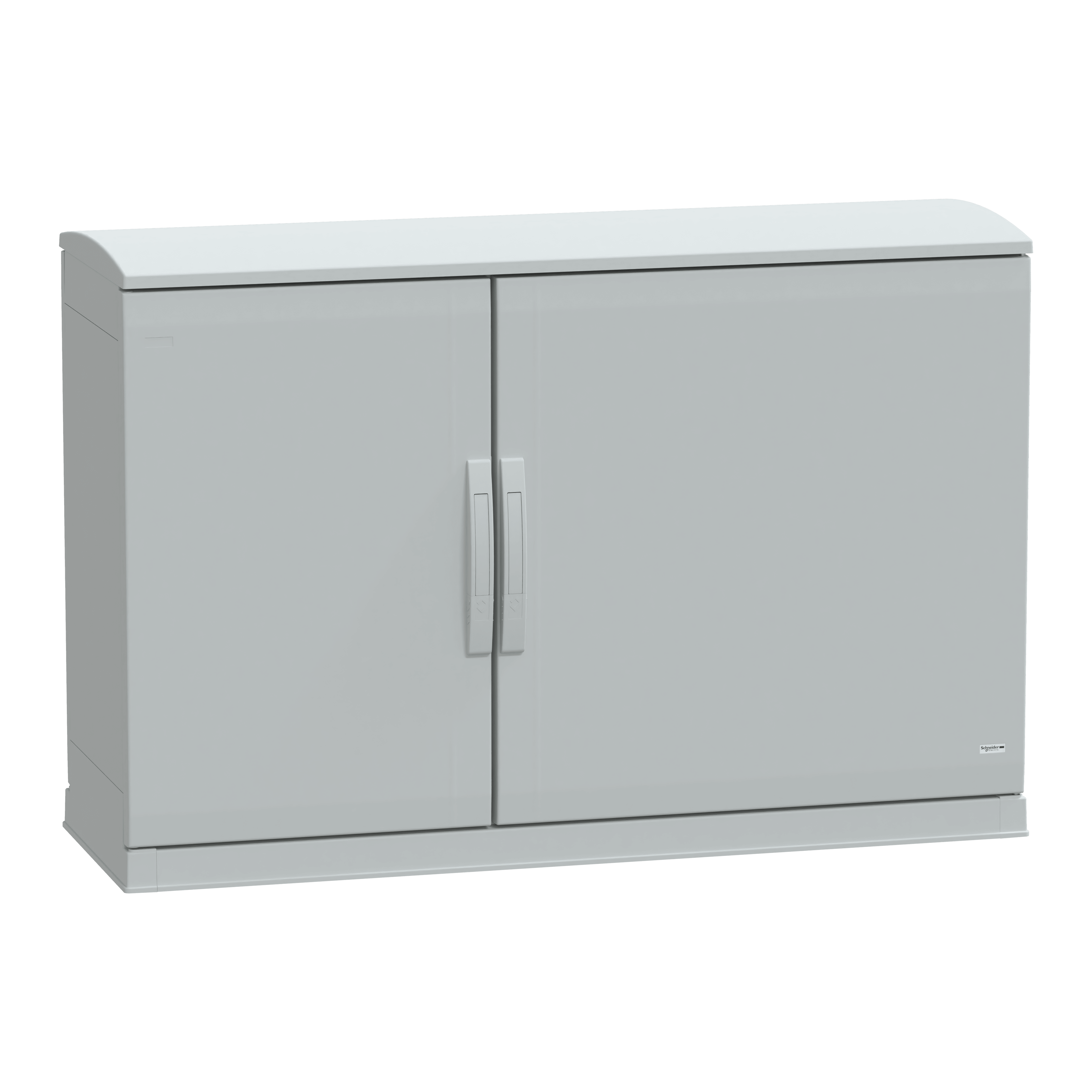 SCHNEIDER ELECTRIC - Armadio in poliestere, PanelSeT PLA, fondo aperto, tetto ventilato, 750x1250x420 mm, IP44, IK10